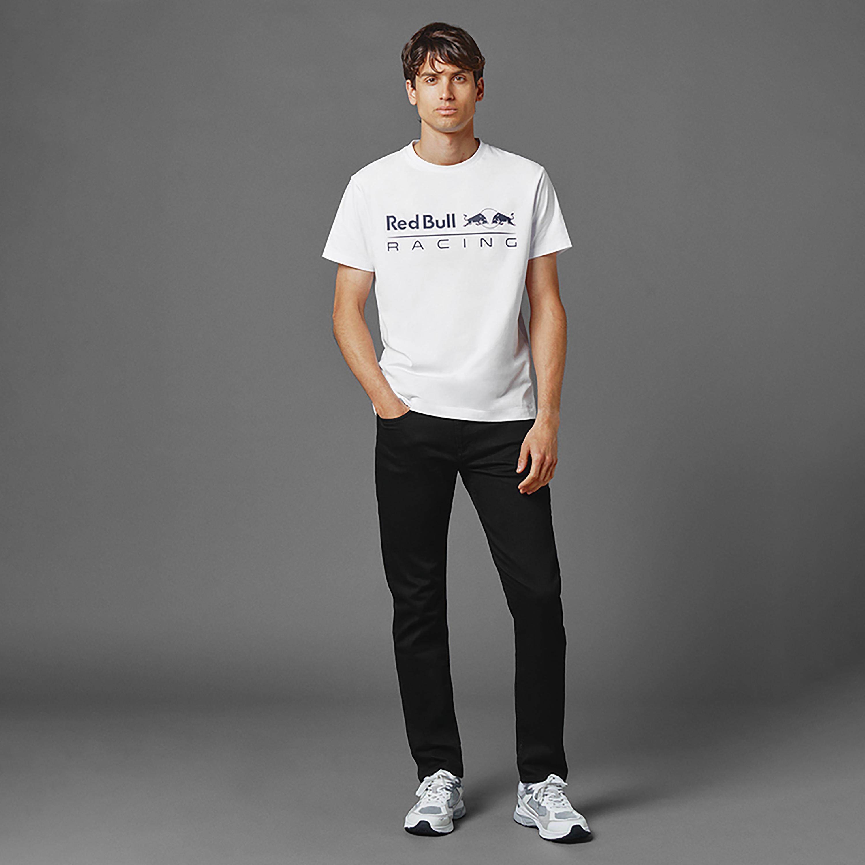 تي شيرت بأكمام قصيرة وياقة دائرية وطبعة شعار من ريدبول ريسينج X بيبي جينز-men-clothing-tshirtsandpolos-tshirts-image-8