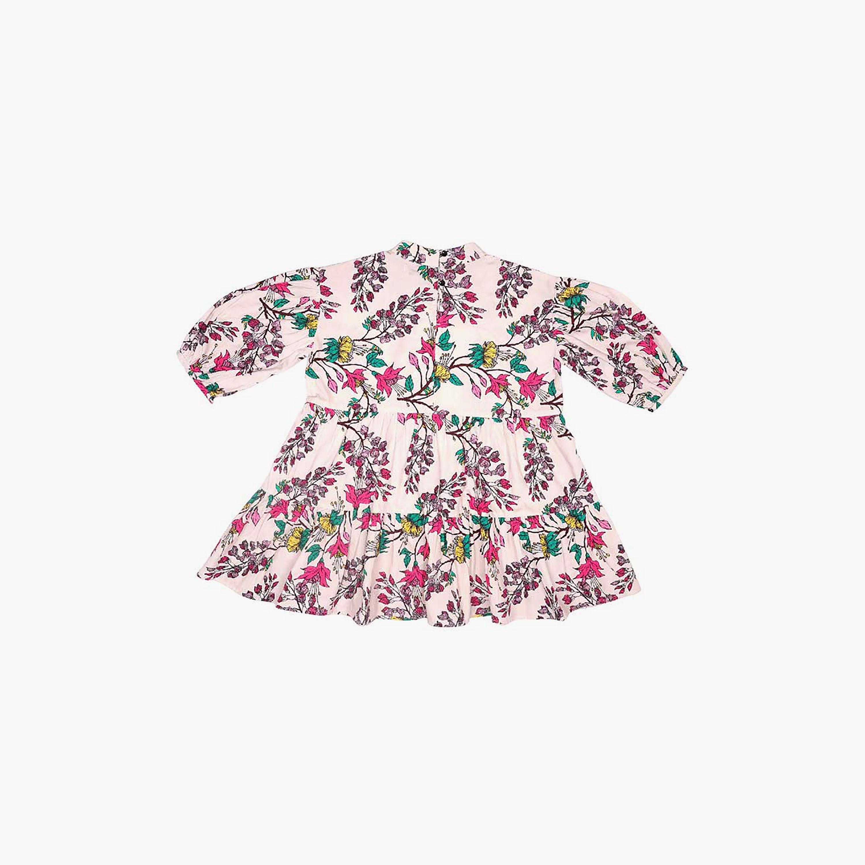 فستان بطبقات وأكمام قصيرة وطبعات زهور من أيكو-girls-clothing-dressesandjumpsuits-image-1
