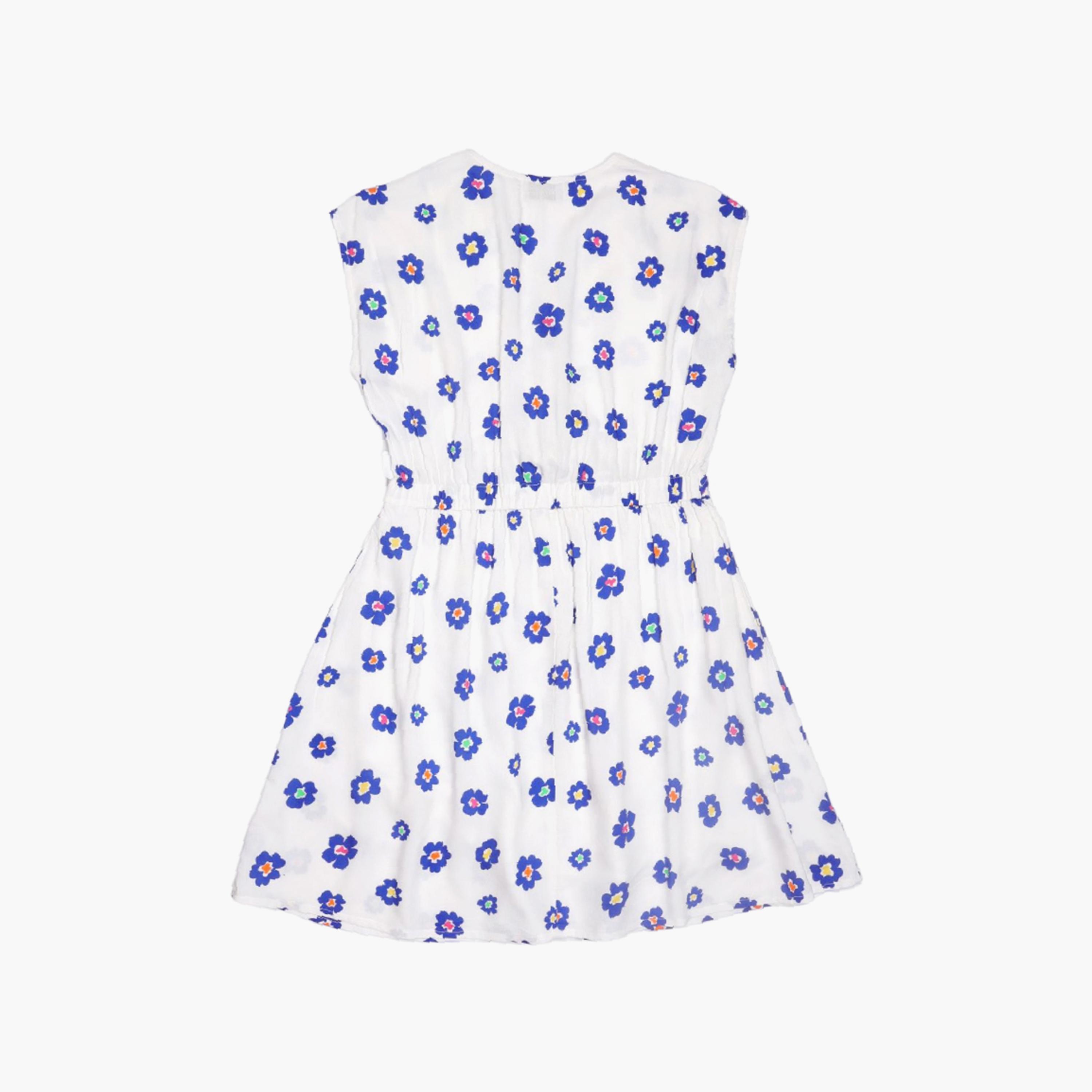 فستان بأكمام كاب وطبعات زهور من أيكو-girls-clothing-dressesandjumpsuits-image-3