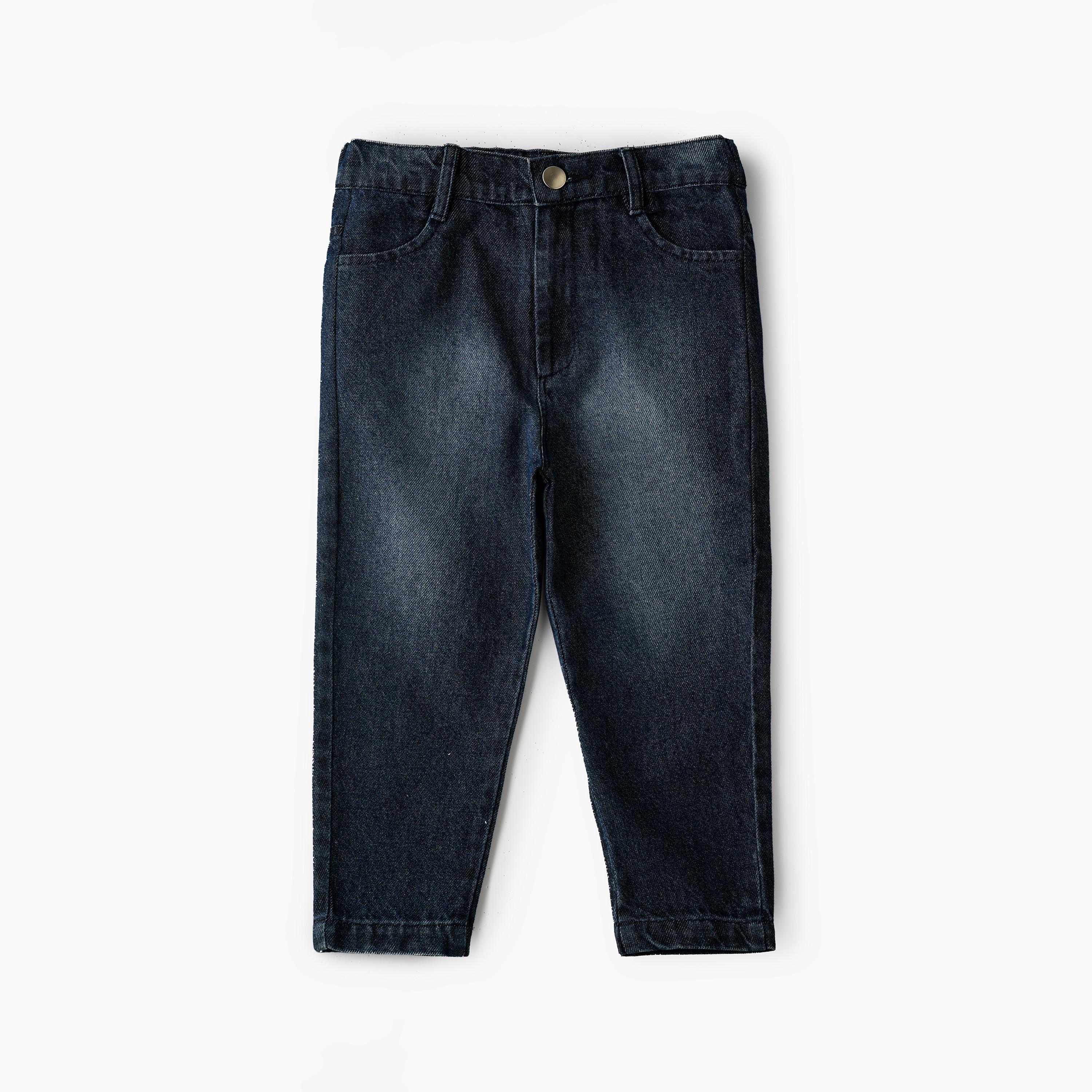 UniqKidz 4 Pocket Solid Jeans-girls-clothing-bottoms-jeansandjeggings-image-1