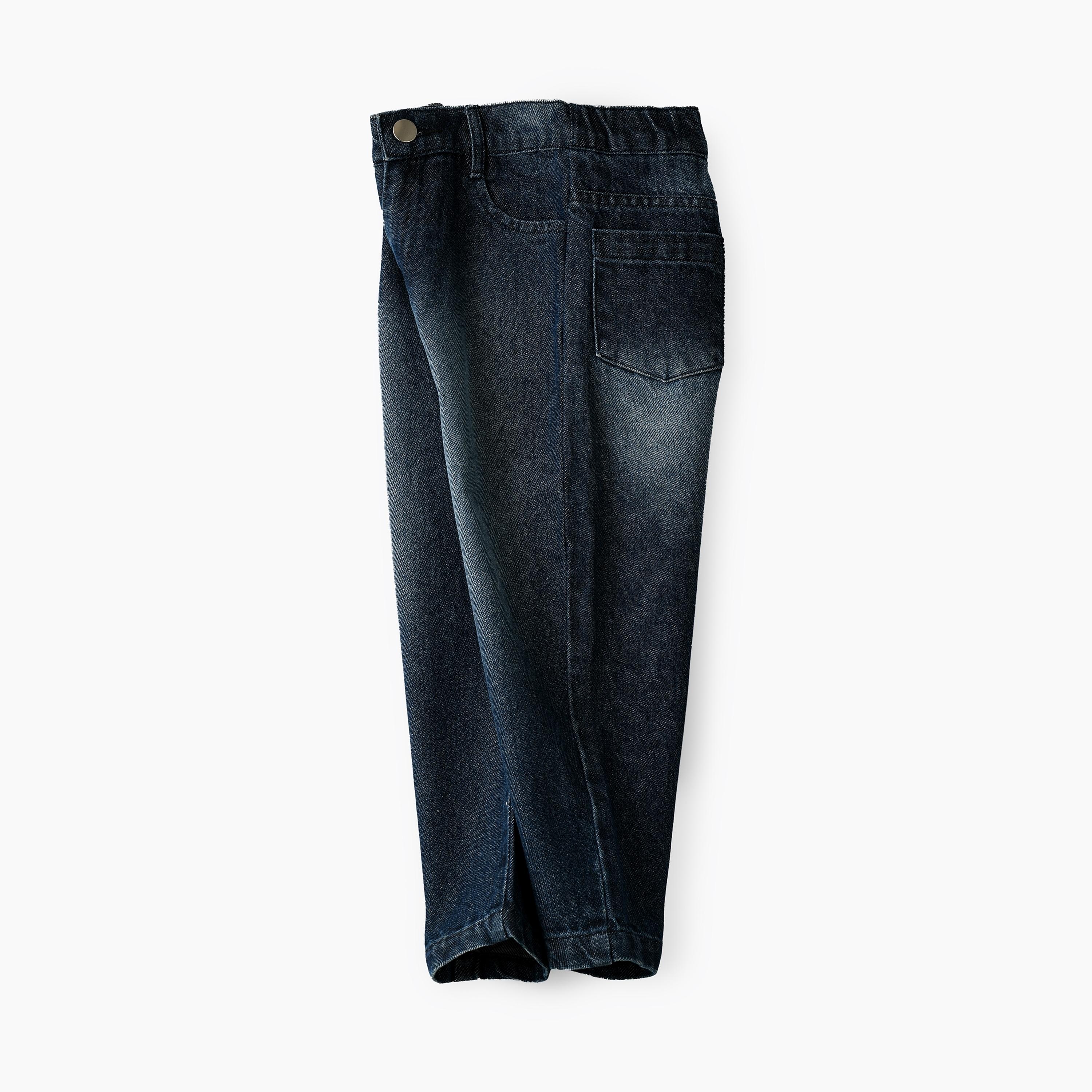 UniqKidz 4 Pocket Solid Jeans-girls-clothing-bottoms-jeansandjeggings-image-3