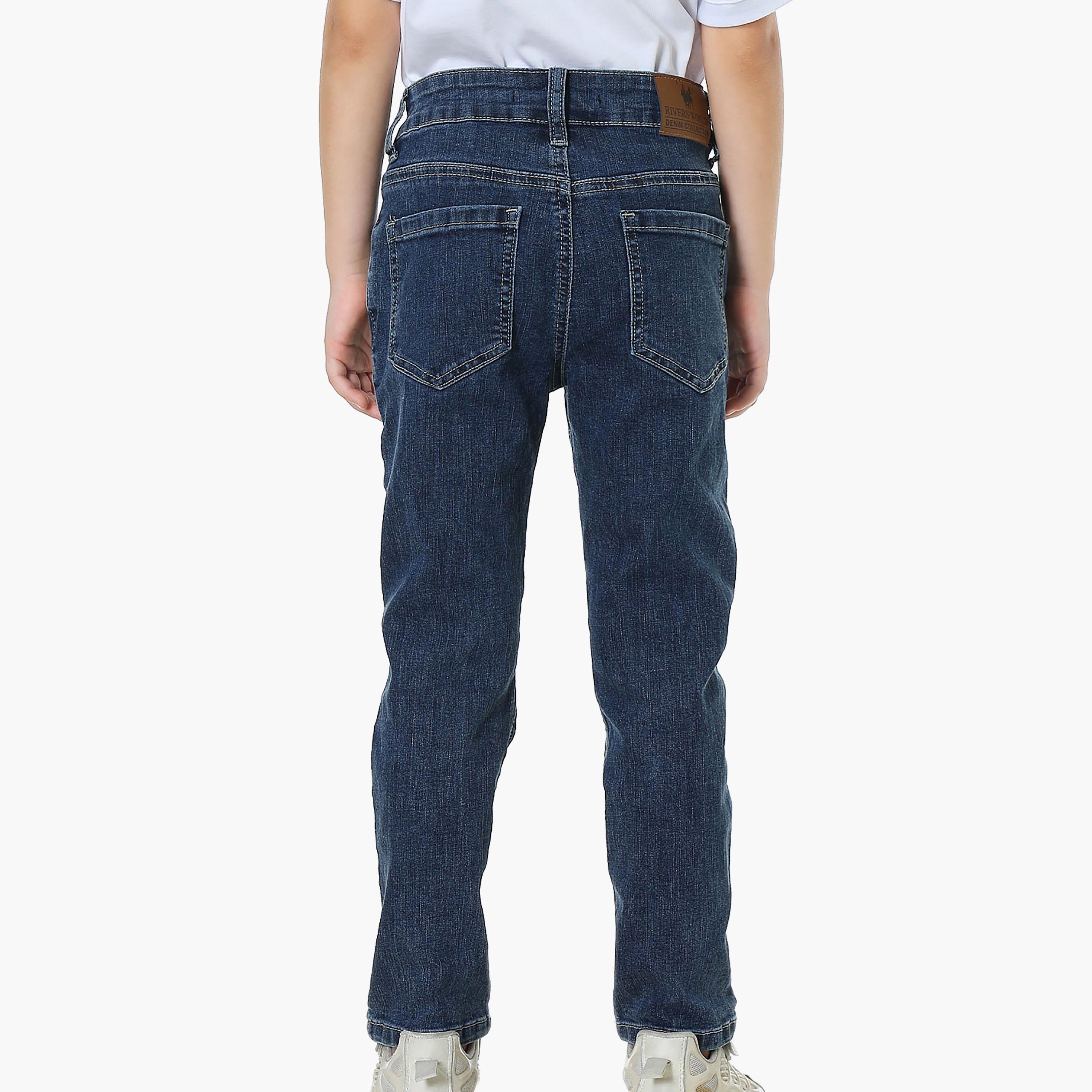 Rivers World Heavy Distressed Jeans-girls-clothing-bottoms-jeansandjeggings-image-2