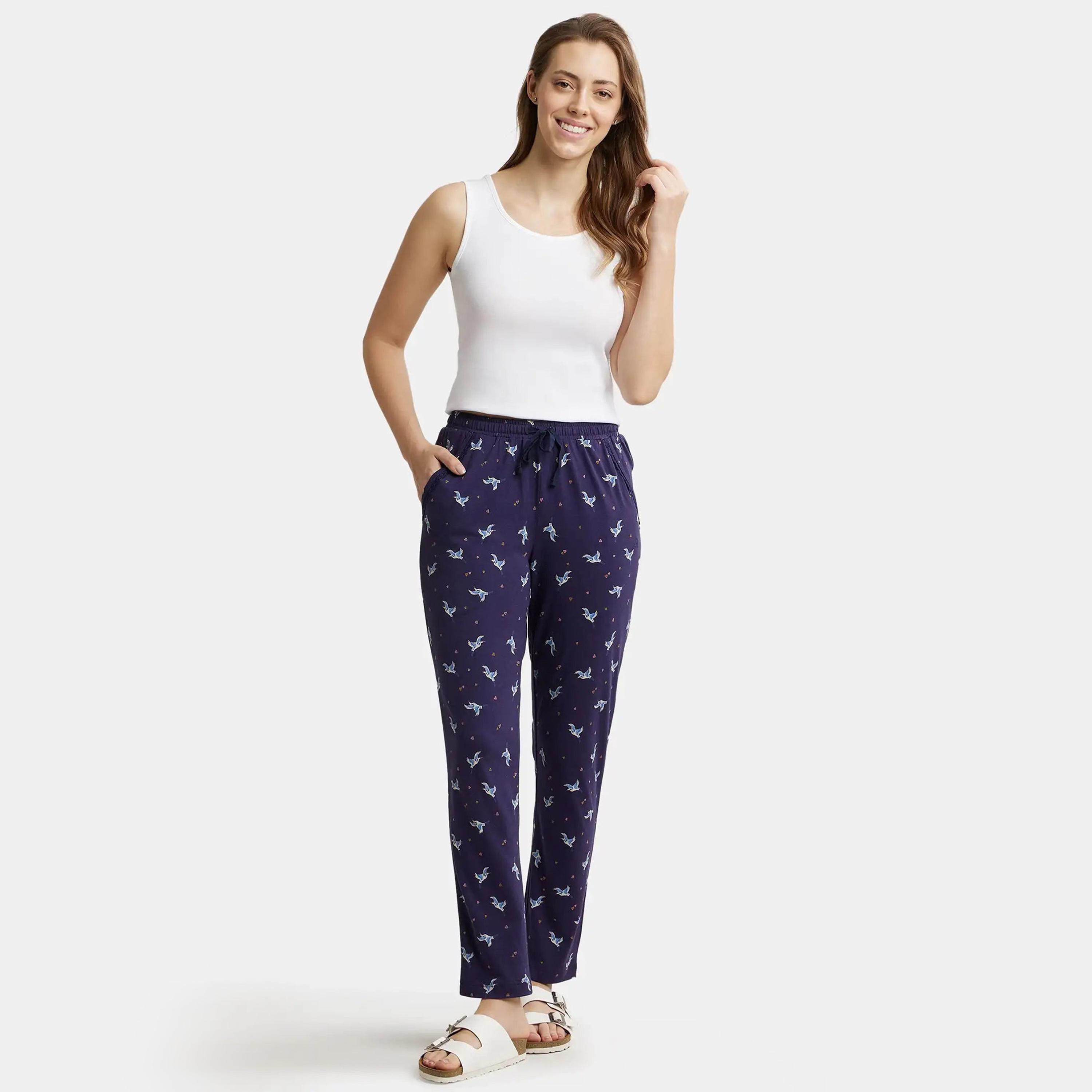 Jockey Women's Knit Long Pant-women-clothing-nightwear-pyjamas-bottoms-image-3