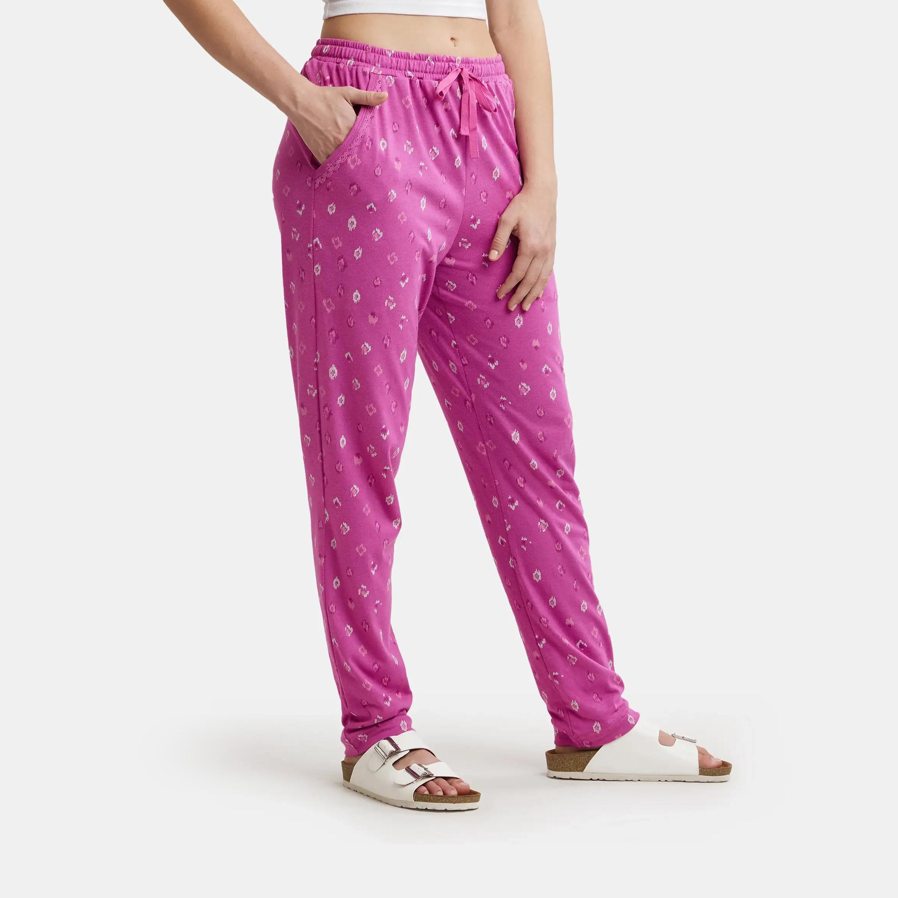Jockey Women's Knit Long Pant-women-clothing-nightwear-pyjamas-bottoms-image-1