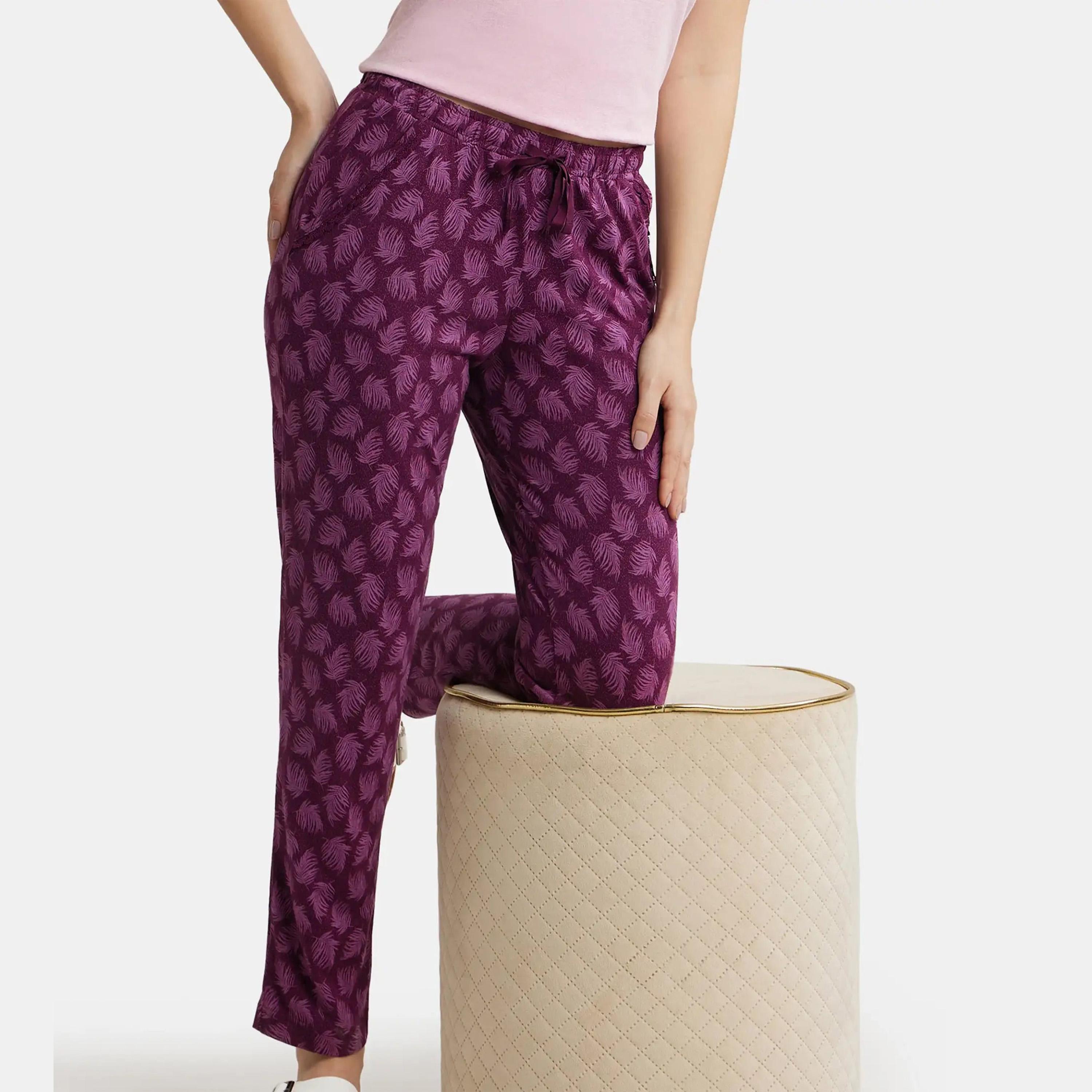 Jockey Women's Knit Long Pant-women-clothing-nightwear-pyjamas-bottoms-image-4