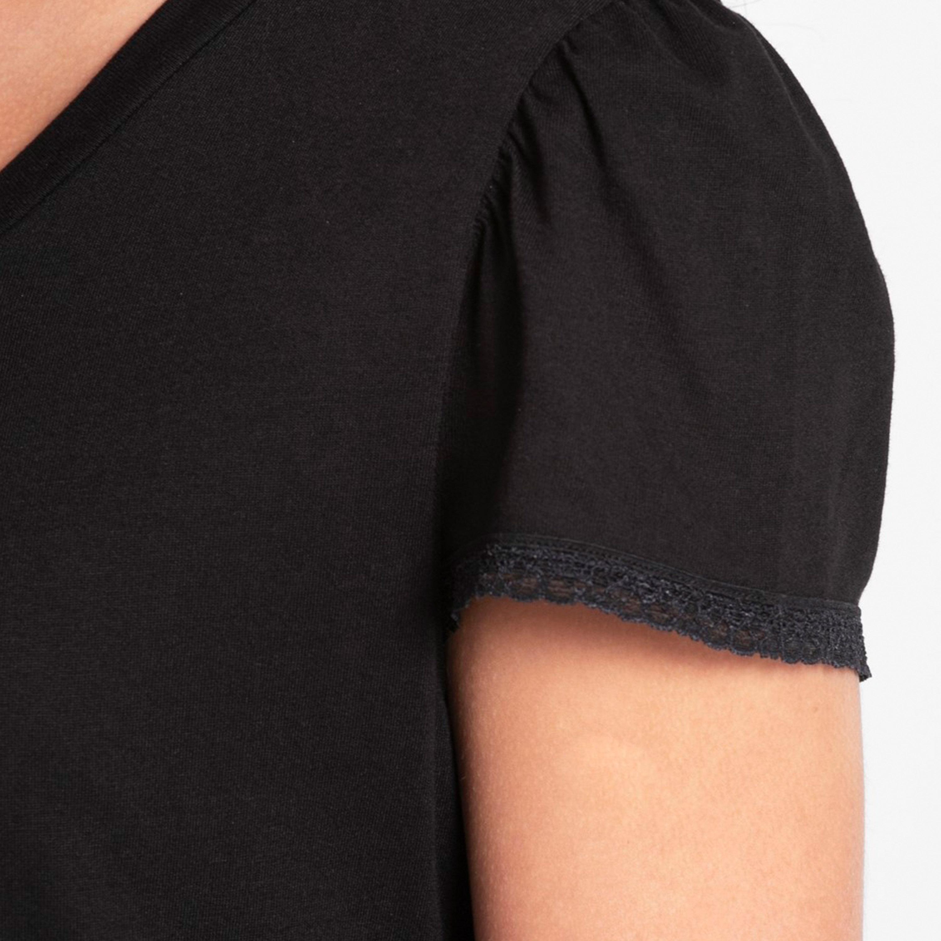 جوكي- تي شيرت ريلاكس نوم نسائي  رقبة V-women-clothing-tshirts-image-12