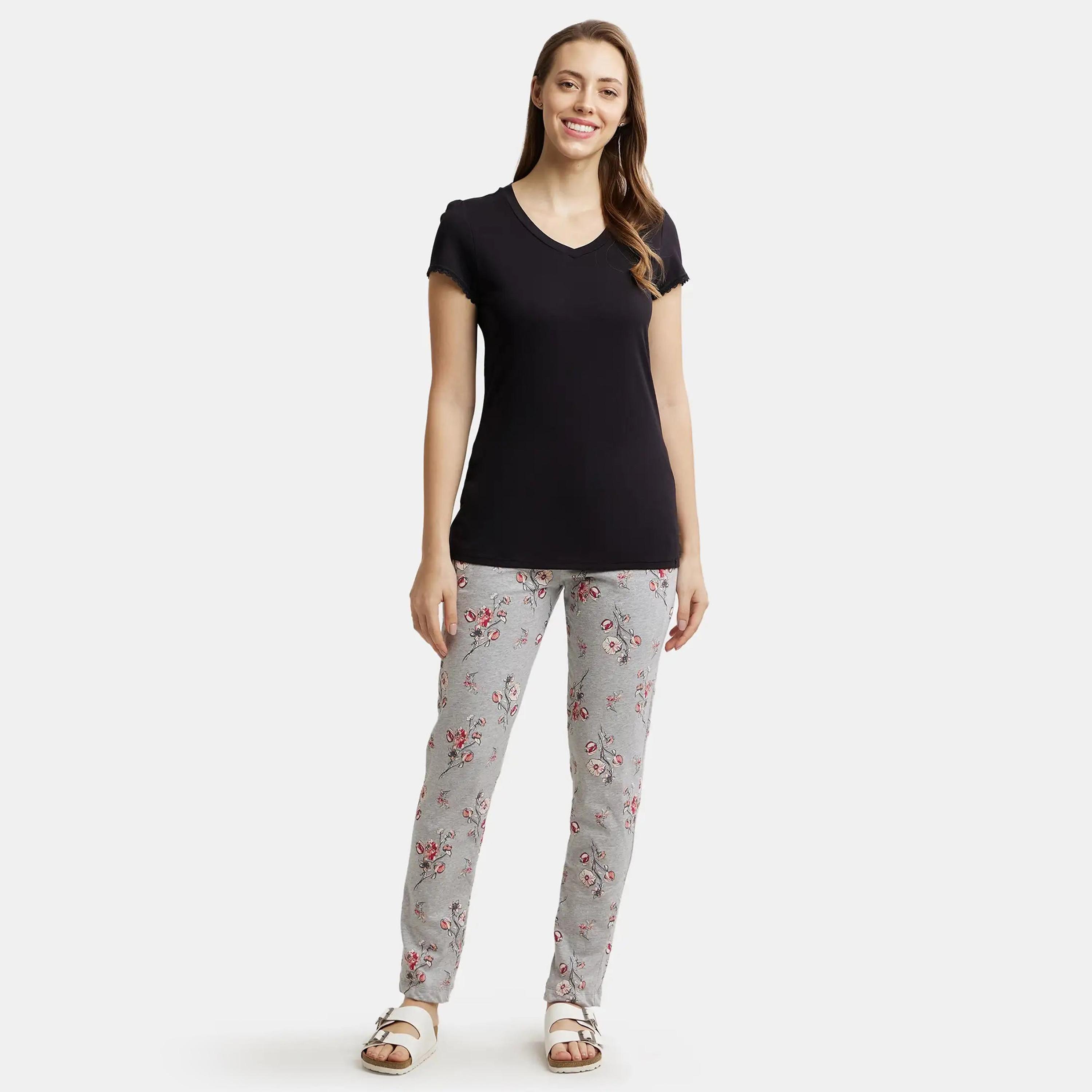 جوكي- تي شيرت ريلاكس نوم نسائي  رقبة V-women-clothing-tshirts-image-9