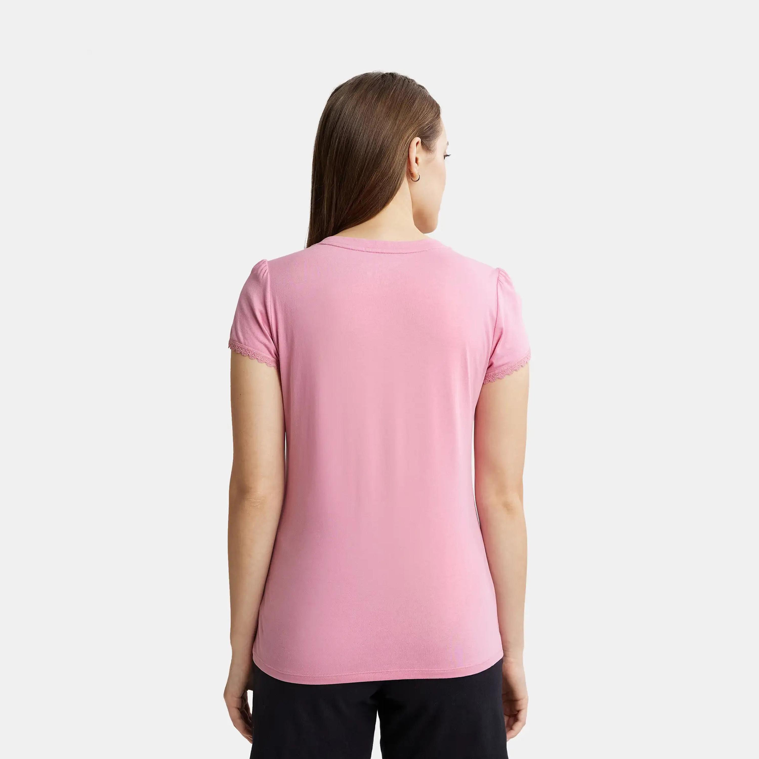 جوكي- تي شيرت ريلاكس نوم نسائي  رقبة V-women-clothing-tshirts-image-32
