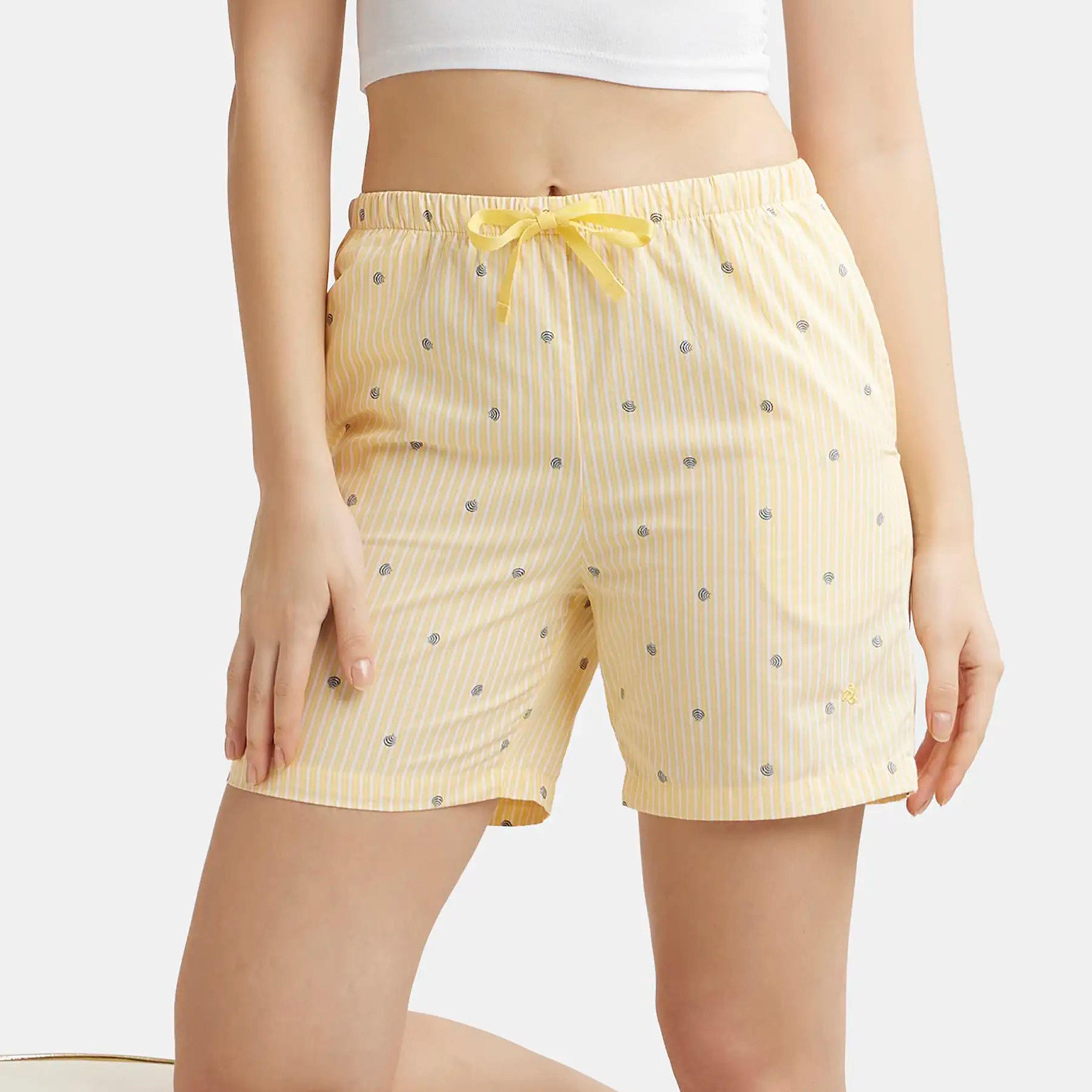 شورت نسائي منسوج للاسترخاء من جوكي-women-clothing-bottoms-shorts-image-4