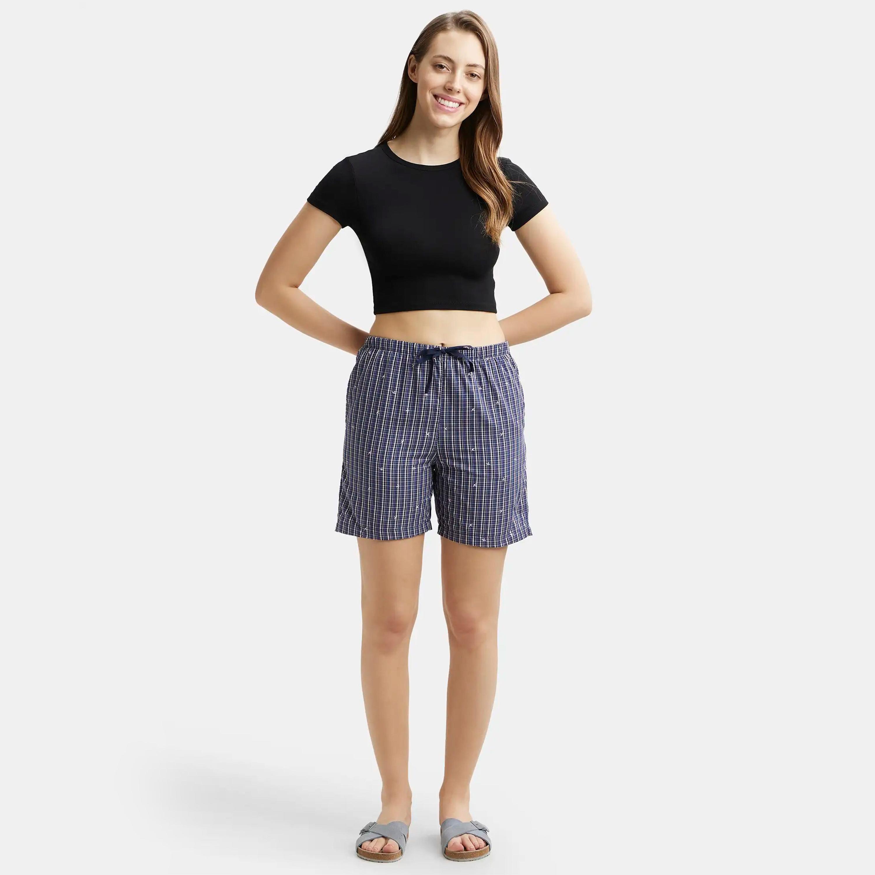 شورت نسائي منسوج للاسترخاء من جوكي-women-clothing-bottoms-shorts-image-7