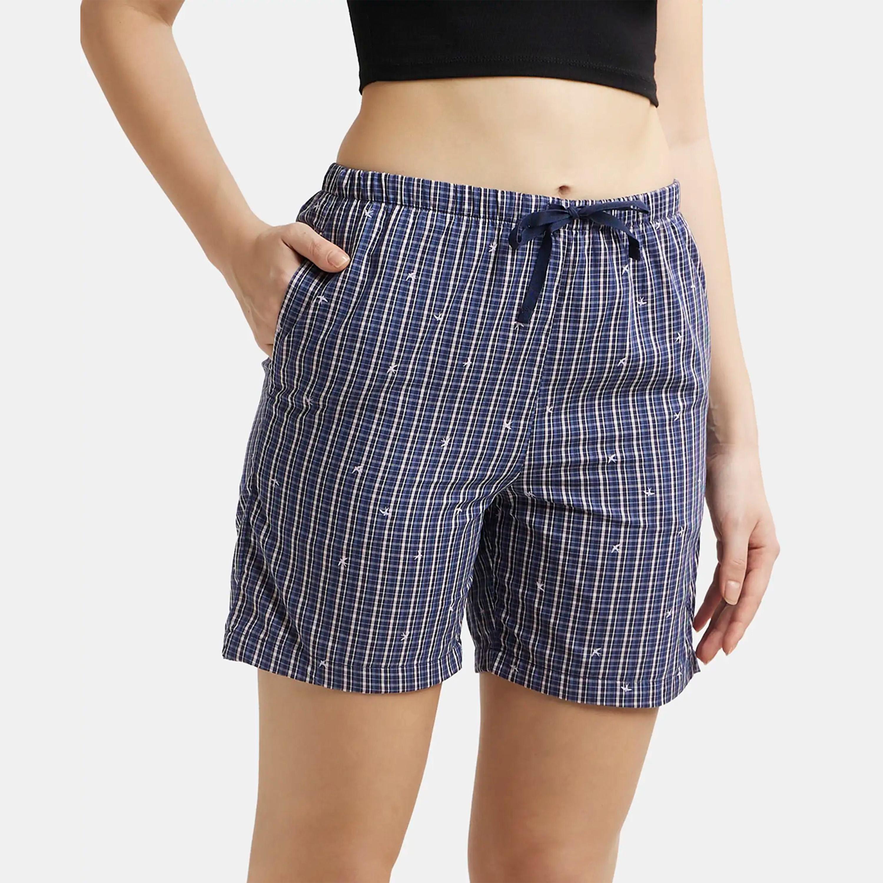 شورت نسائي منسوج للاسترخاء من جوكي-women-clothing-bottoms-shorts-image-8