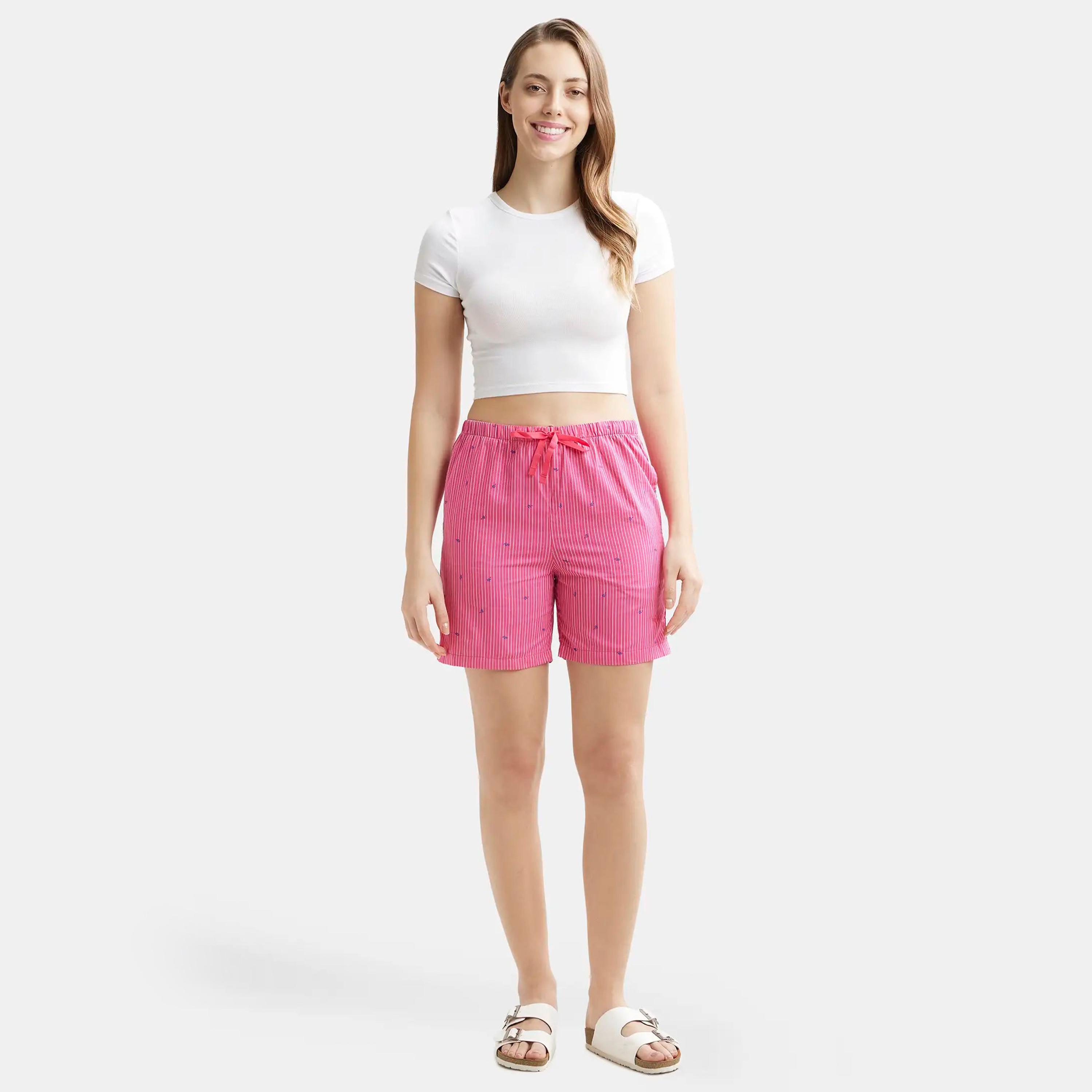 Jockey Women's Relax-Women Woven Shorts-women-clothing-bottoms-shorts-image-7