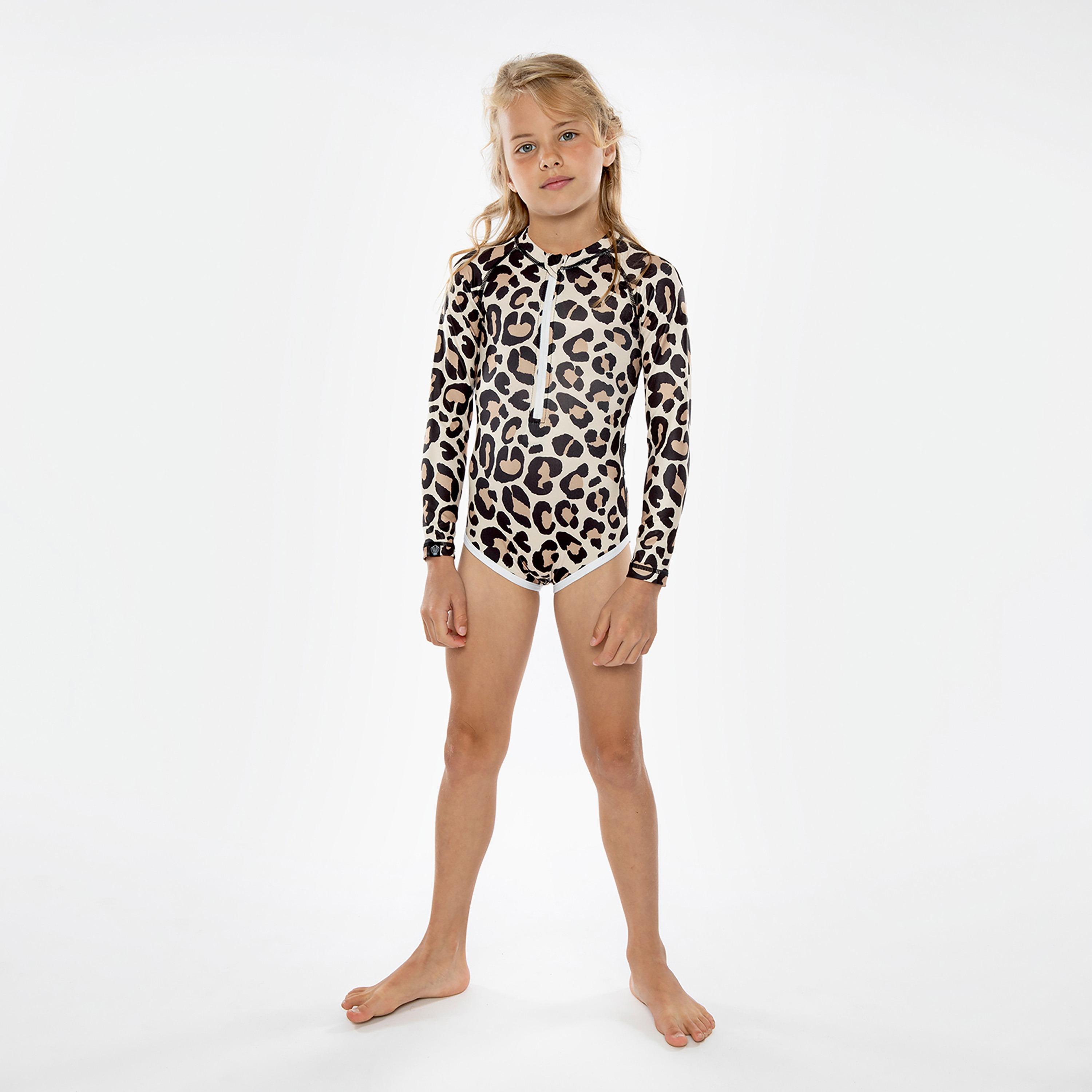 Beach & Bandits Leopard Shark Printed Swimsuit-baby-girls-clothing-swimwear-image-1