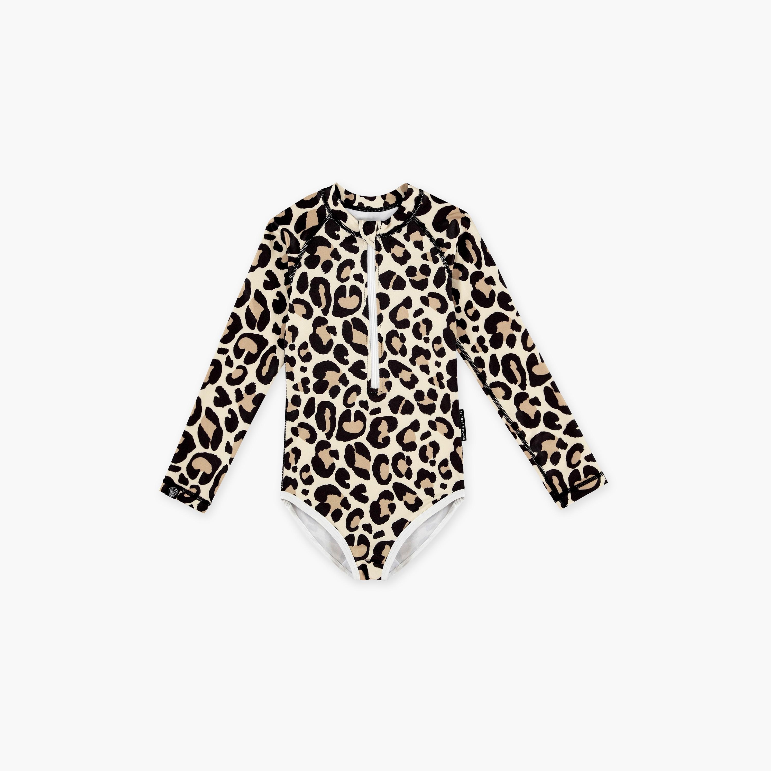 Beach & Bandits Leopard Shark Printed Swimsuit-baby-girls-clothing-swimwear-image-2