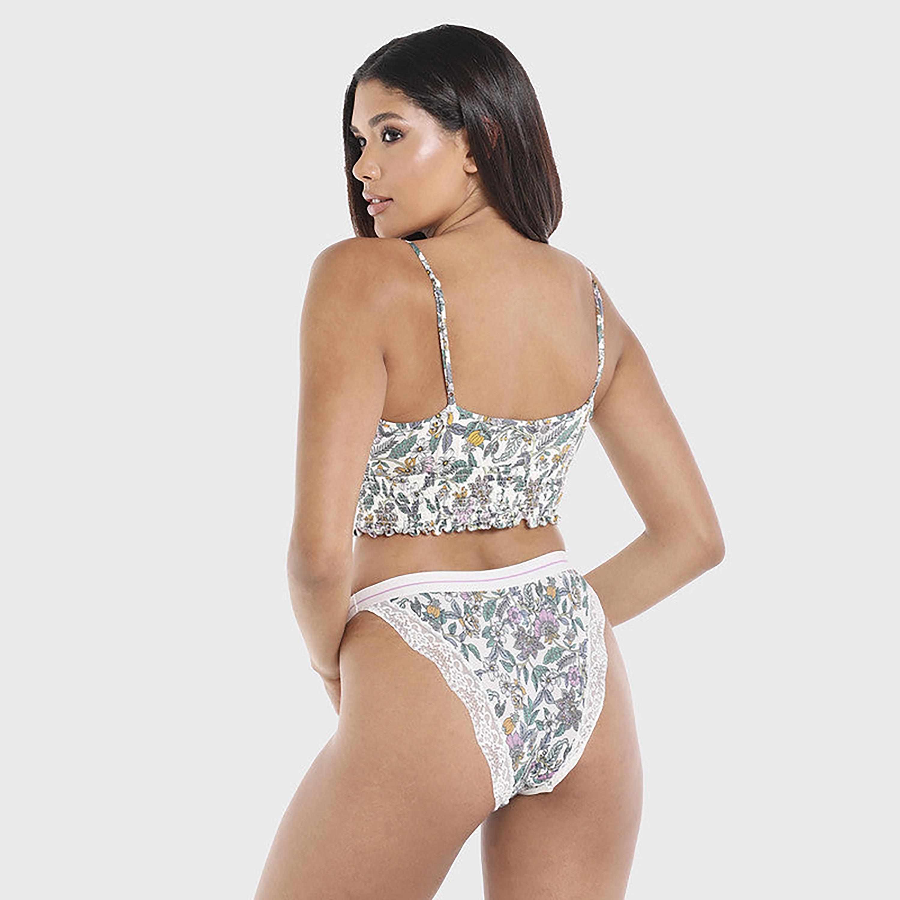 سراويل داخلية رفيعة للنساء من Isla & Evie ذات تغطية متوسطة باللون الأخضر-women-clothing-lingerie-panties-image-3