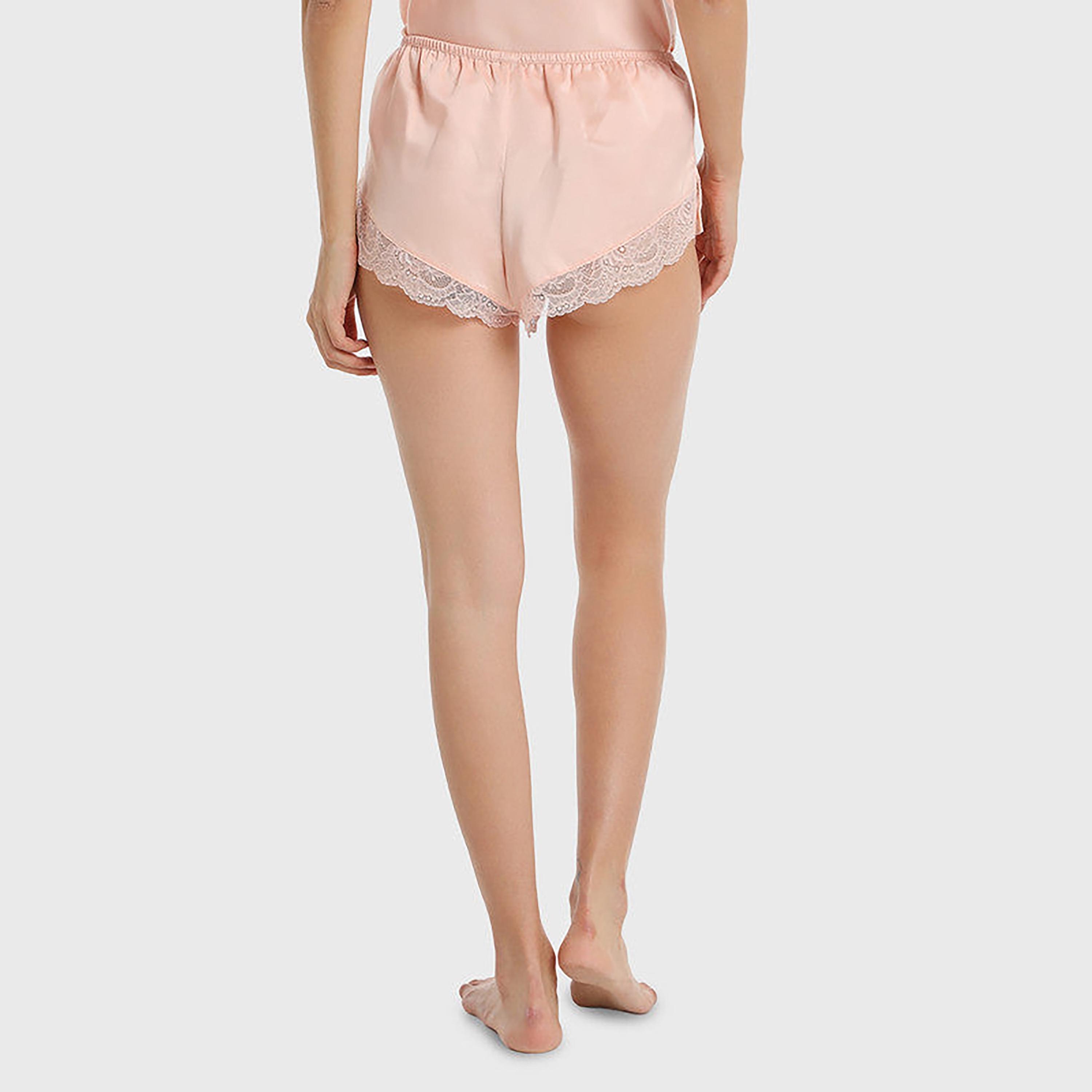 شورت نوم نسائي مطاطي متوسط الارتفاع من Isla & Evie Lace-women-clothing-nightwear-pyjamas-bottoms-image-3