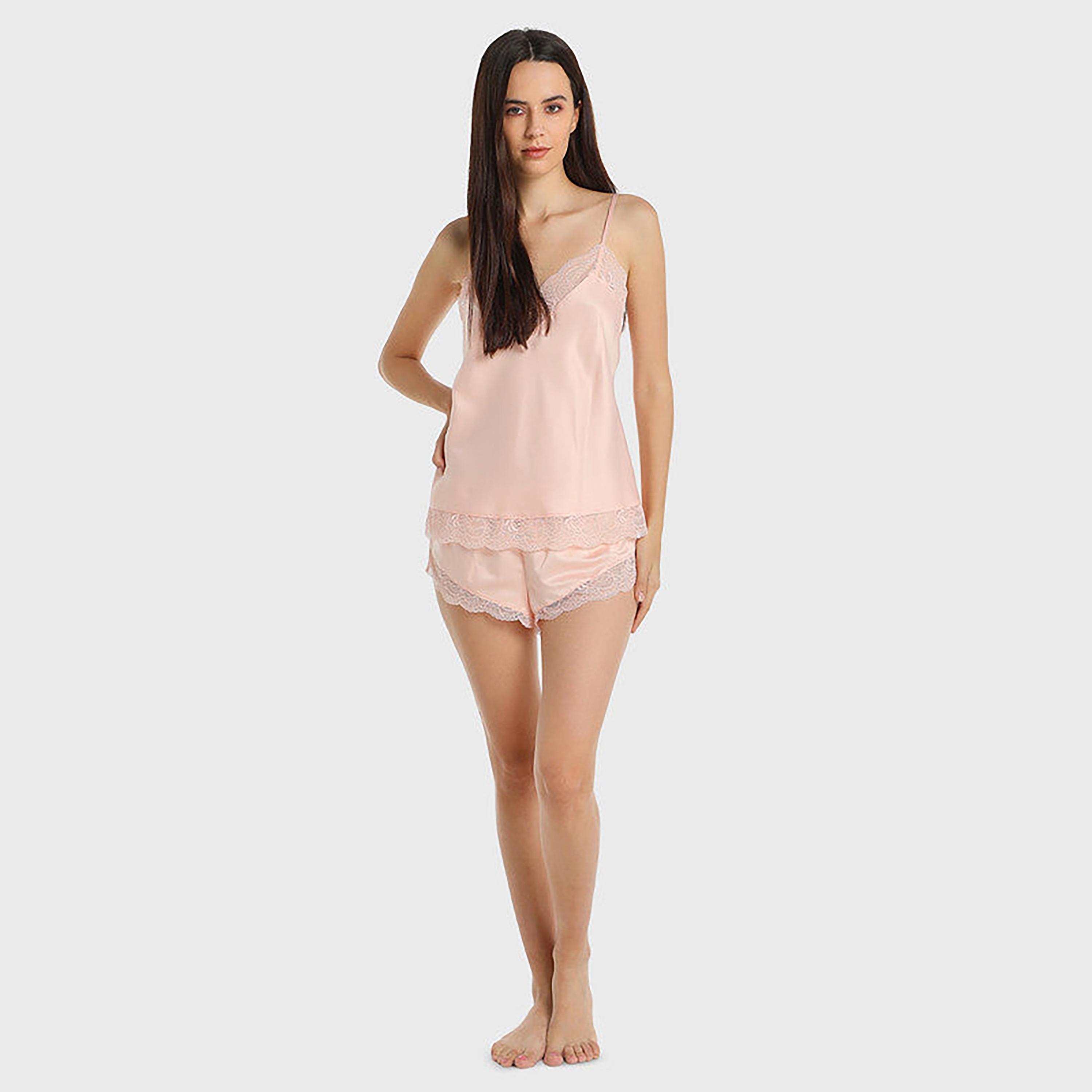 شورت نوم نسائي مطاطي متوسط الارتفاع من Isla & Evie Lace-women-clothing-nightwear-pyjamas-bottoms-image-5