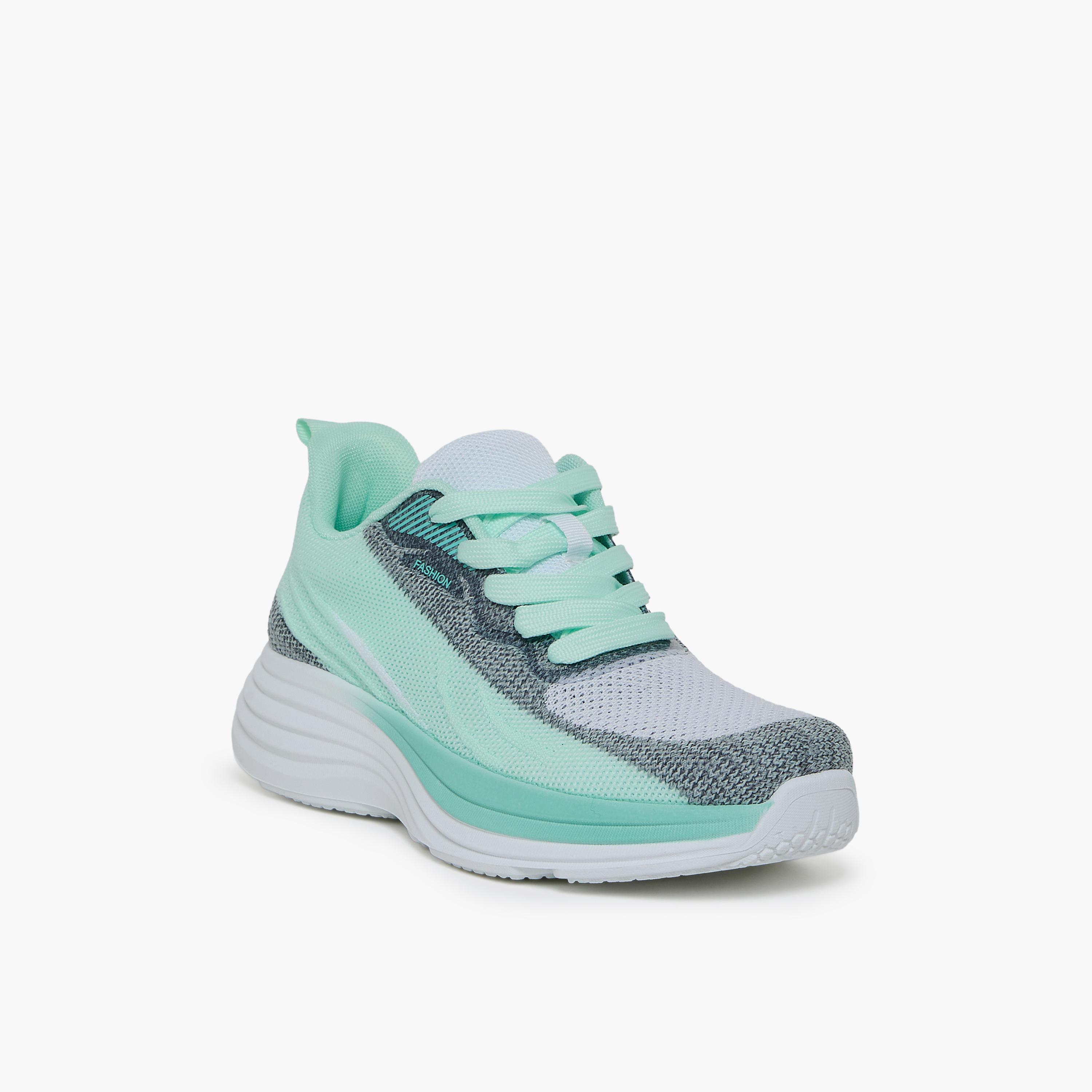 جيومني - حذاء رياضي اوغور برباط نعل سميك كاحل منخفض للنساء | S35TF418-19-MNTGRN-women-shoes-sneakers-image-1