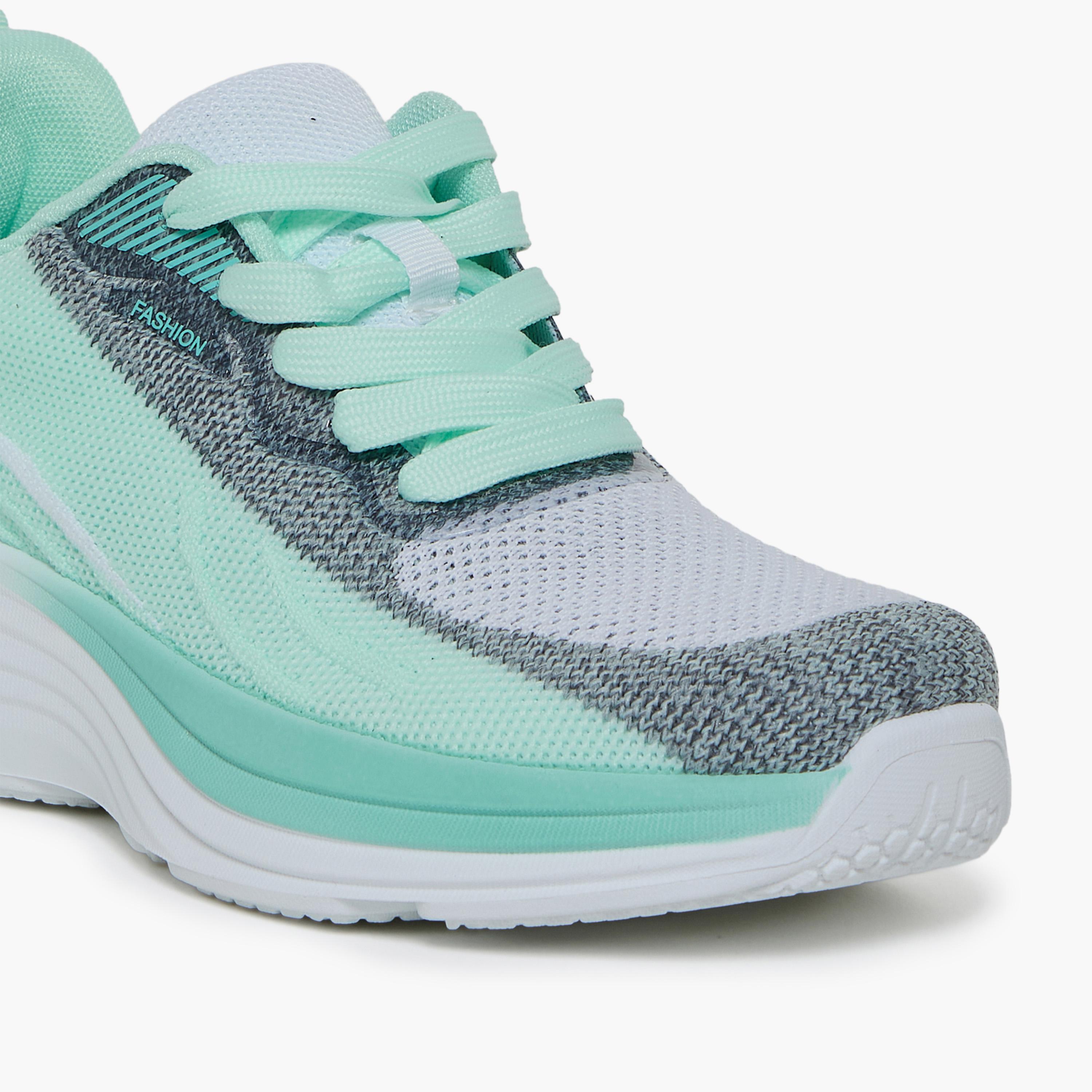 جيومني - حذاء رياضي اوغور برباط نعل سميك كاحل منخفض للنساء | S35TF418-19-MNTGRN-women-shoes-sneakers-image-2