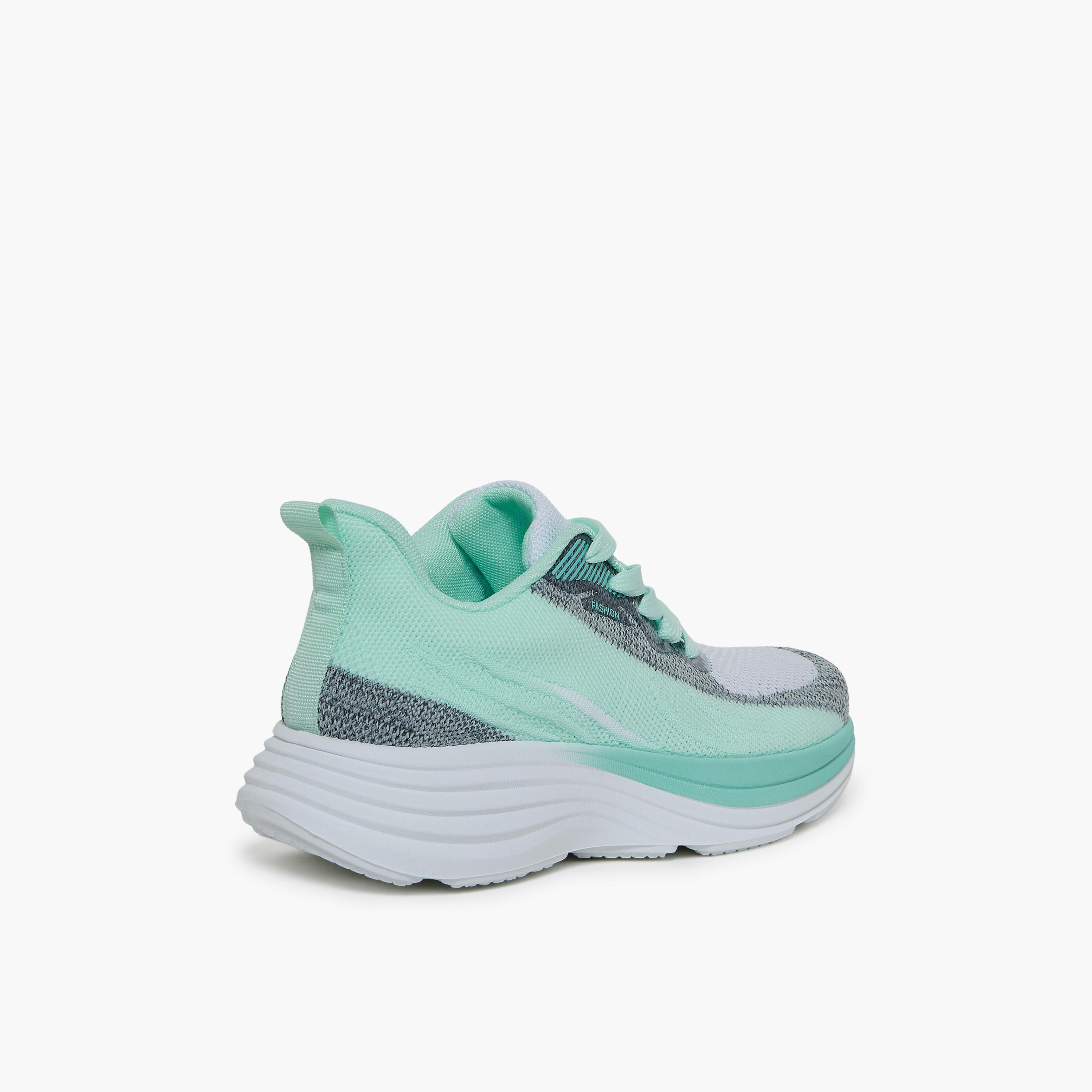 جيومني - حذاء رياضي اوغور برباط نعل سميك كاحل منخفض للنساء | S35TF418-19-MNTGRN-women-shoes-sneakers-image-5