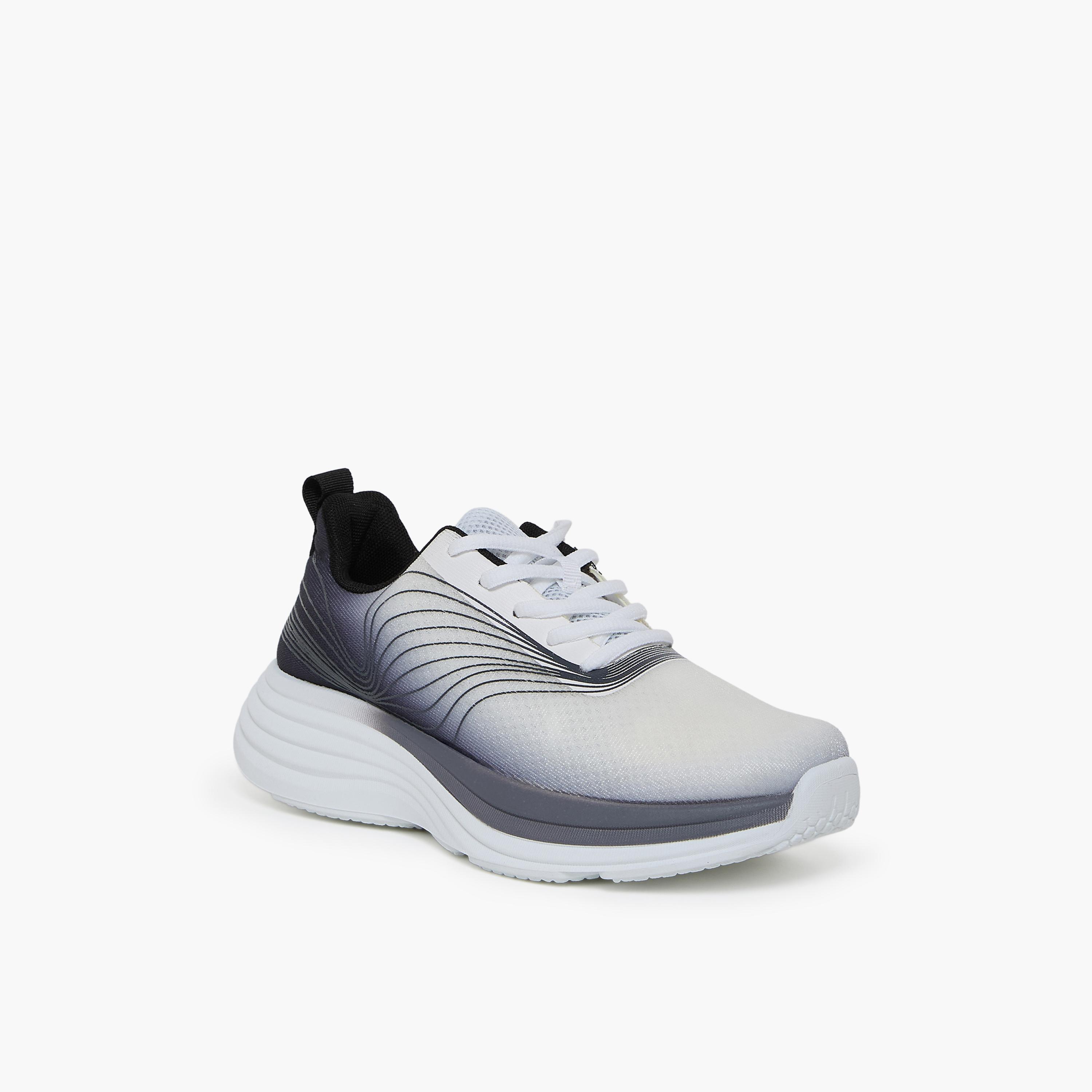 جيومني - حذاء رياضي ياسار برباط نعل سميك كاحل منخفض للنساء | S38TF418-4-BLACK-women-shoes-sneakers-image-1