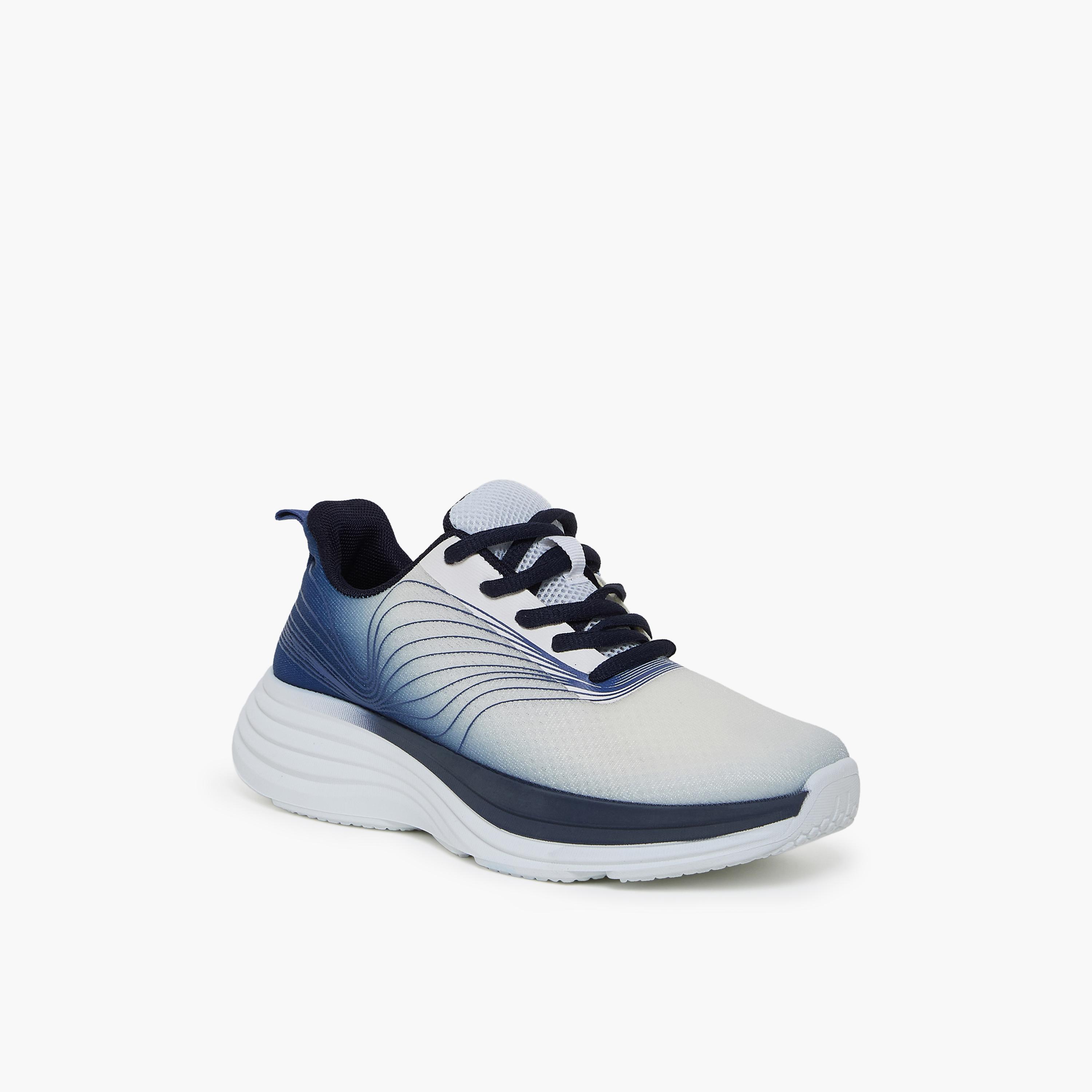 جيومني - حذاء رياضي بوراك برباط نعل سميك كاحل منخفض للنساء | S38TF418-4-NAVY-women-shoes-sneakers-image-1