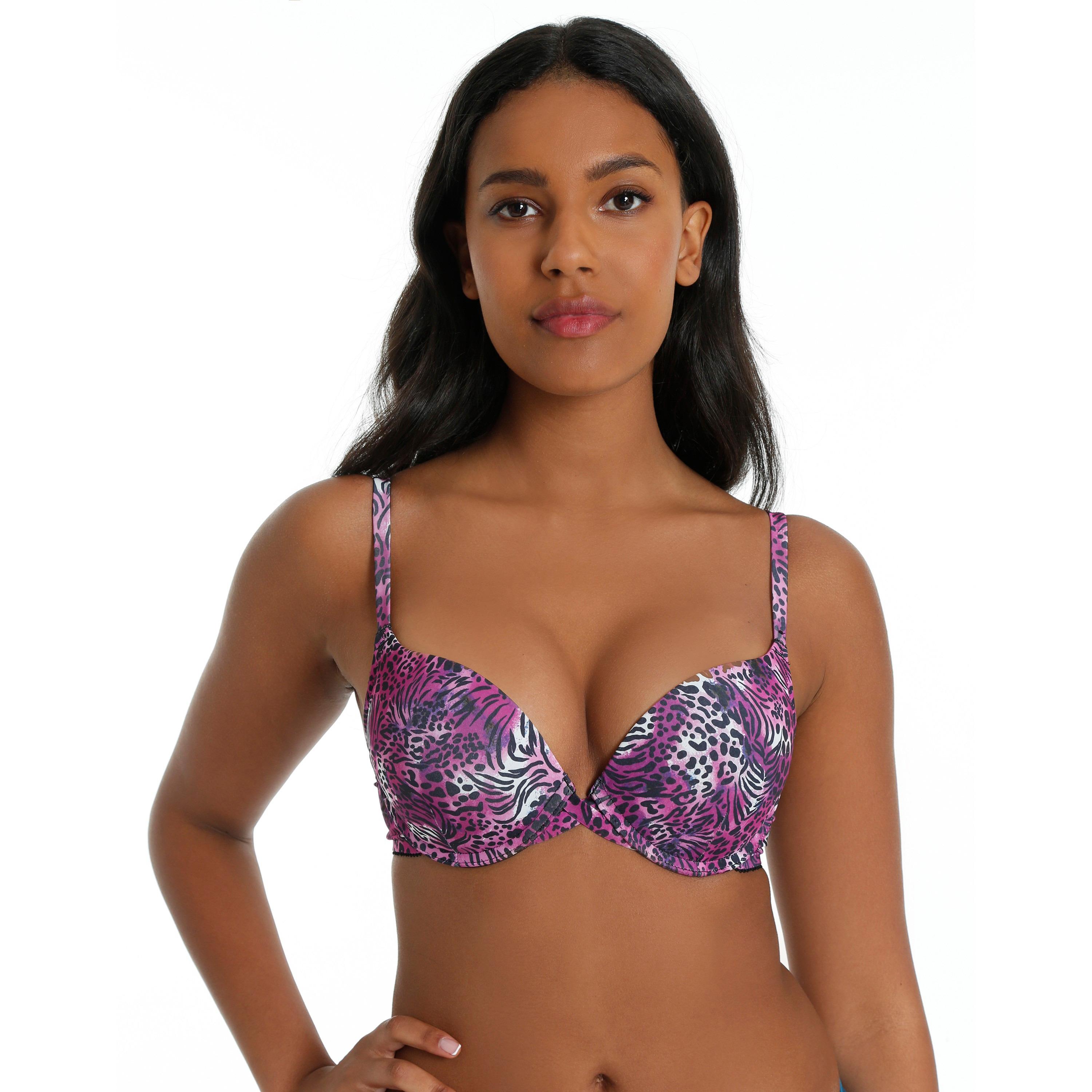 Isla & Evie Microfiber  Plunge Bra-women-clothing-lingerie-bras-image-1