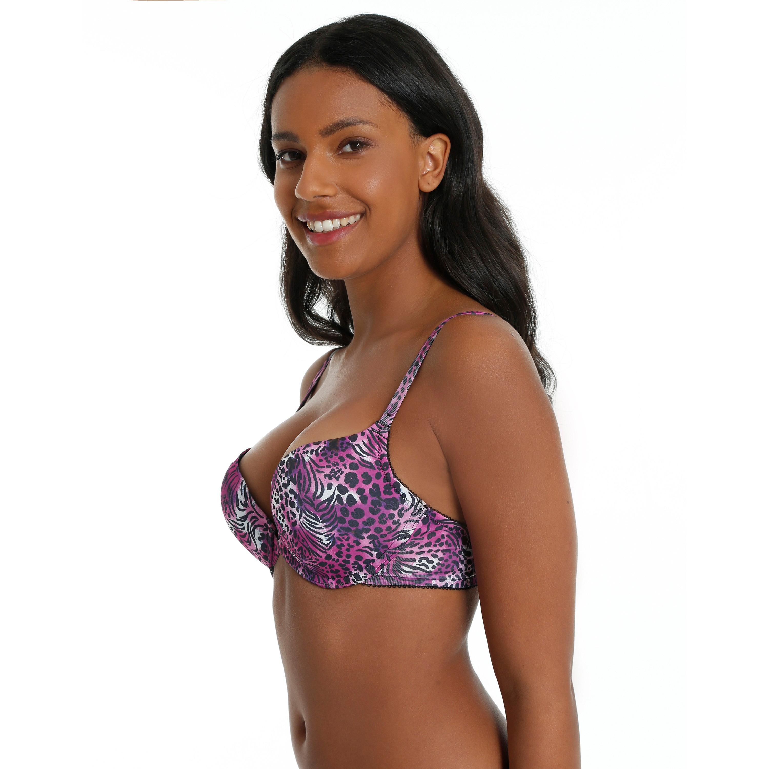 Isla & Evie Microfiber  Plunge Bra-women-clothing-lingerie-bras-image-3