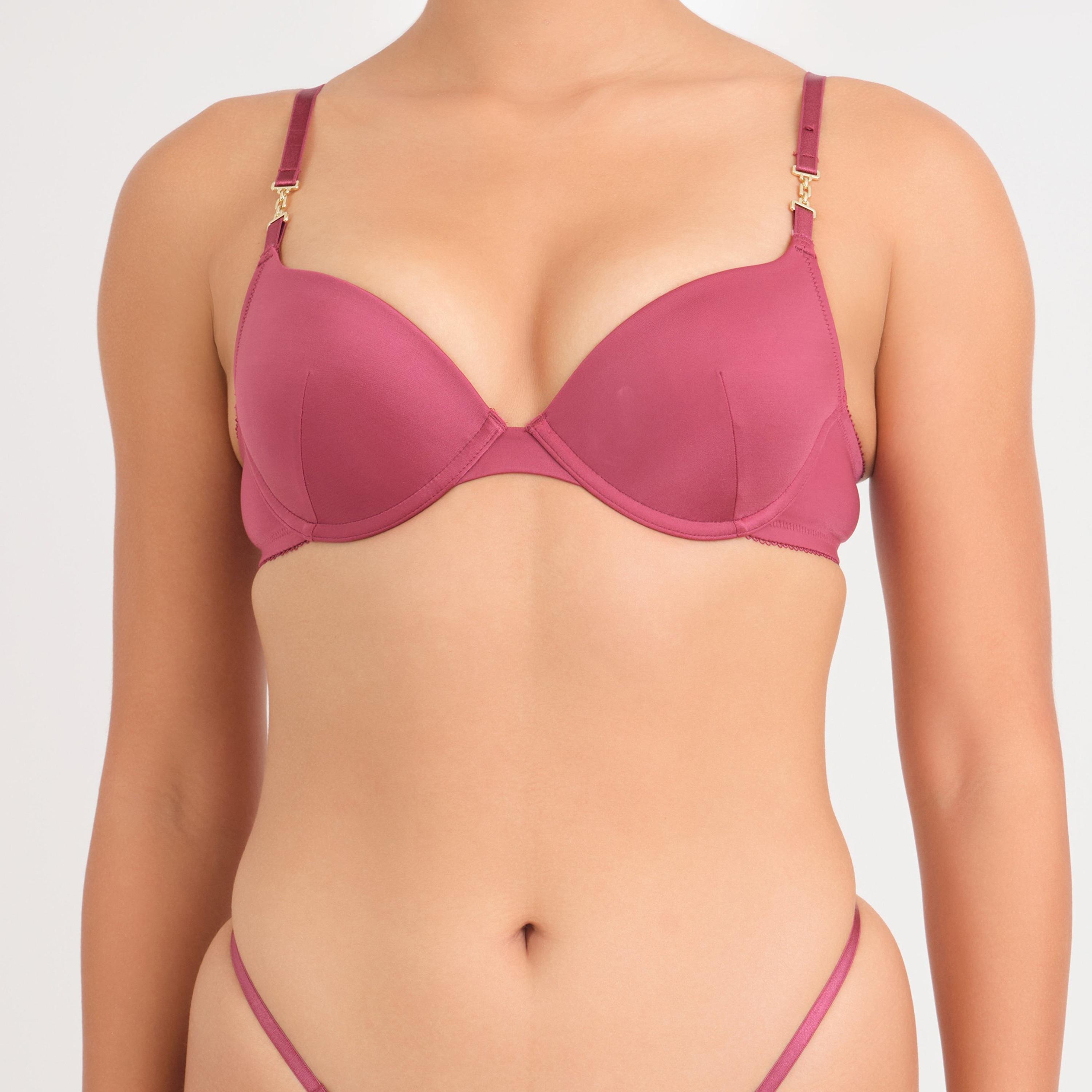 حمالة صدر نسائية بسلك ودعم متوسط ومبطنة بتصميم بوش-أب بلانج من إيسلا آند إيفي-women-clothing-lingerie-bras-image-5