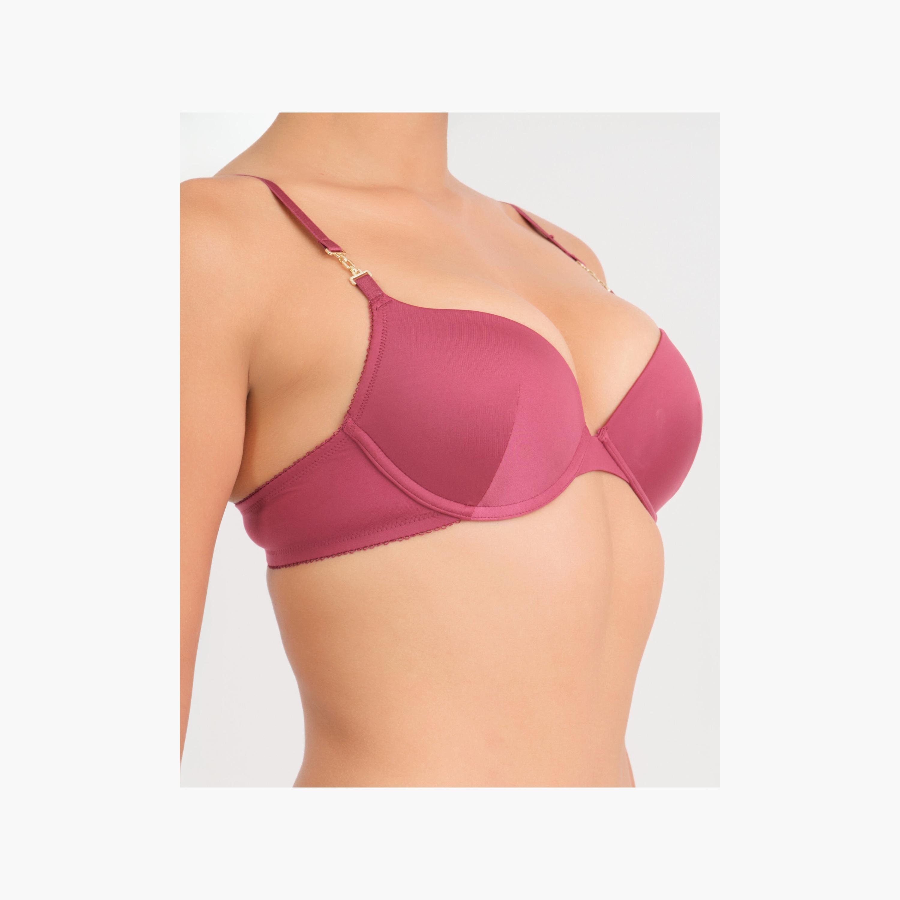 حمالة صدر نسائية بسلك ودعم متوسط ومبطنة بتصميم بوش-أب بلانج من إيسلا آند إيفي-women-clothing-lingerie-bras-image-7