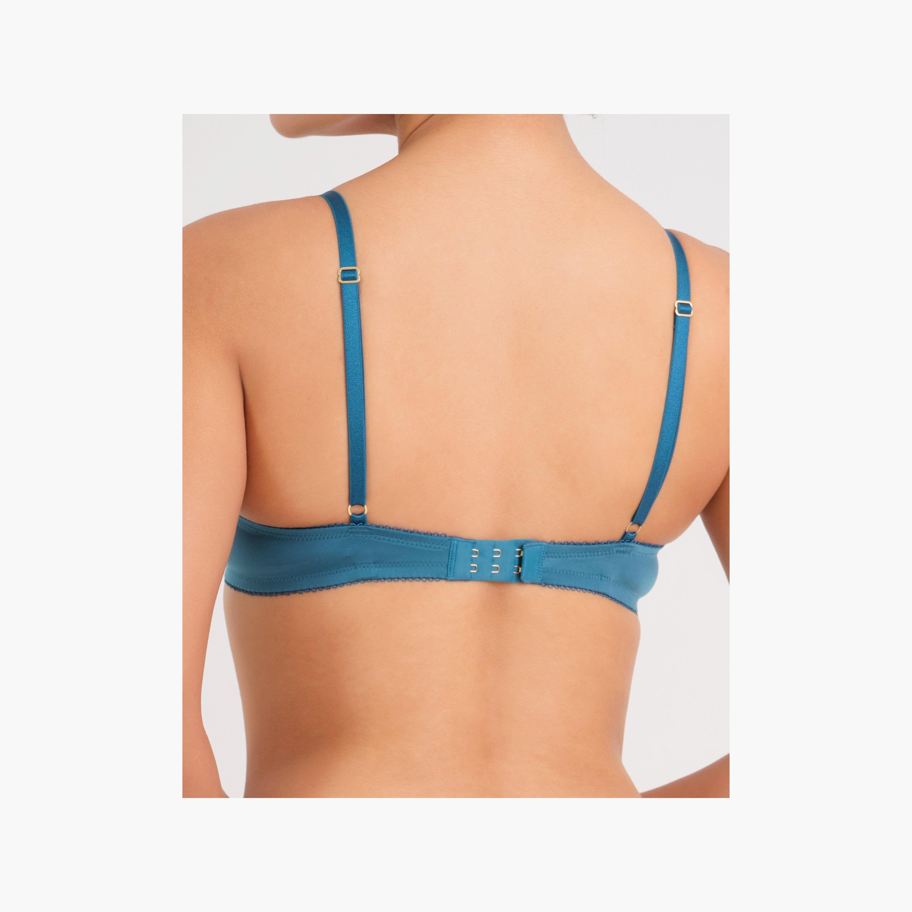 Isla & Evie Wired Medium Support Padded Women's Push-Up Plunge Bra-women-clothing-lingerie-bras-image-4