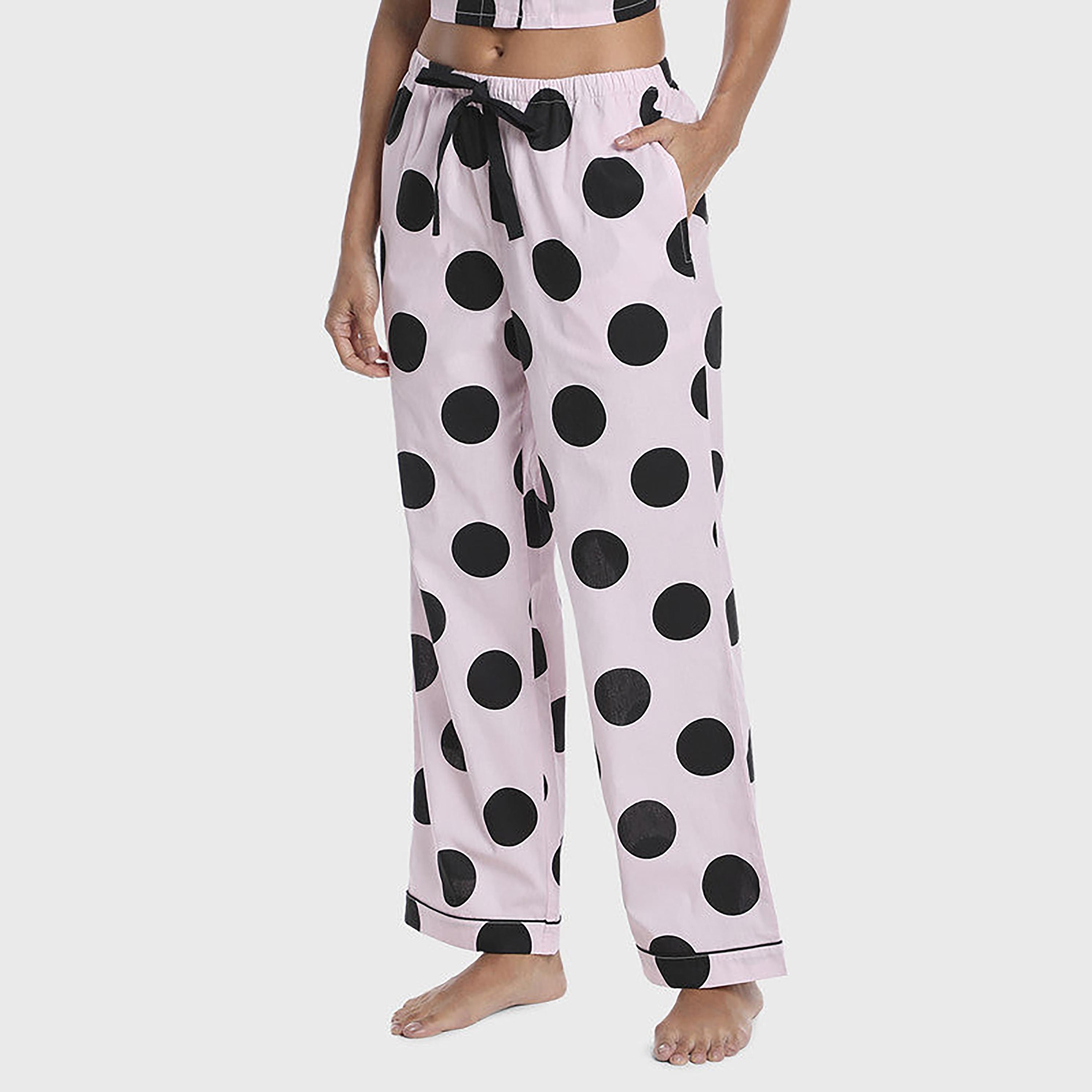 قميص نوم نسائي متوسط الارتفاع بحزام السحب من نقاط إيسلا وإيفي-women-clothing-nightwear-pyjamas-bottoms-image-4