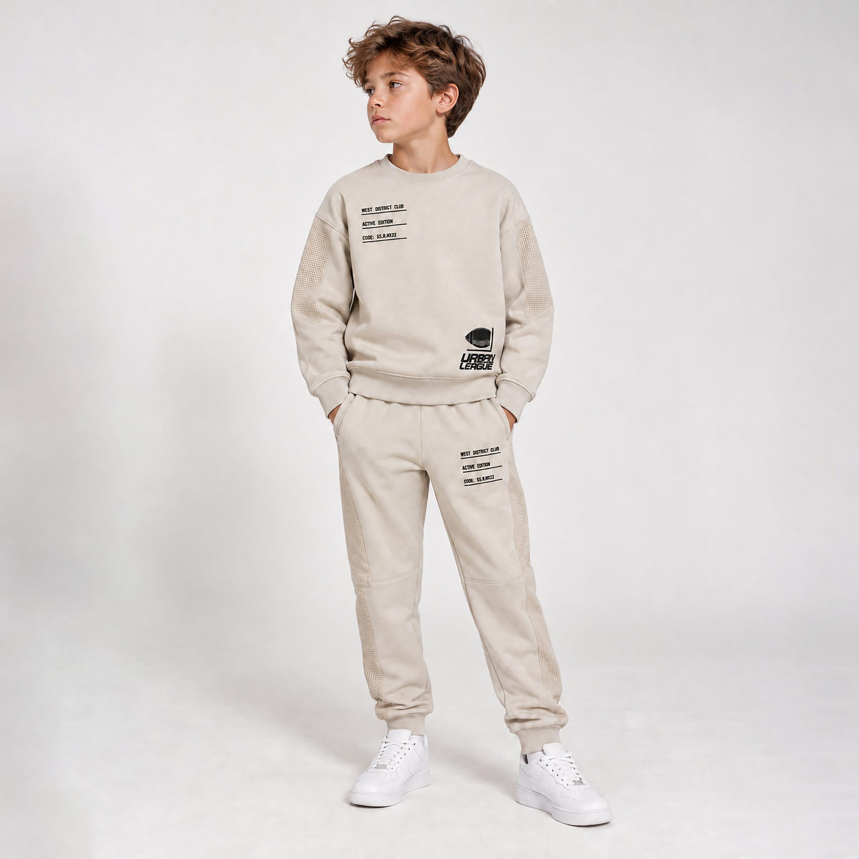Victor and Jane Graphic Long Sleeves Sweatshirt & Joggers Set-boys-clothing-setsandcoords-image-1