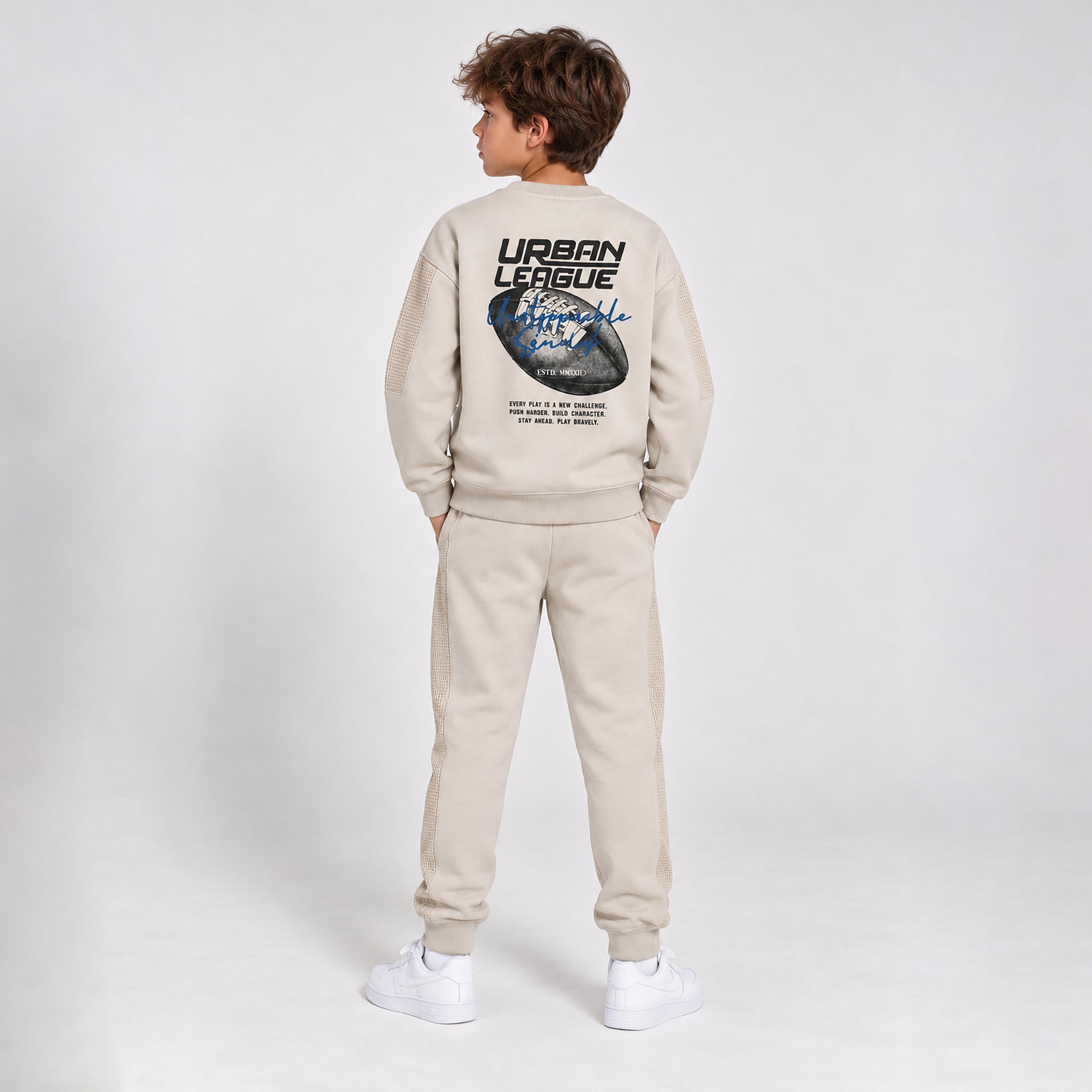 Victor and Jane Graphic Long Sleeves Sweatshirt & Joggers Set-boys-clothing-setsandcoords-image-2