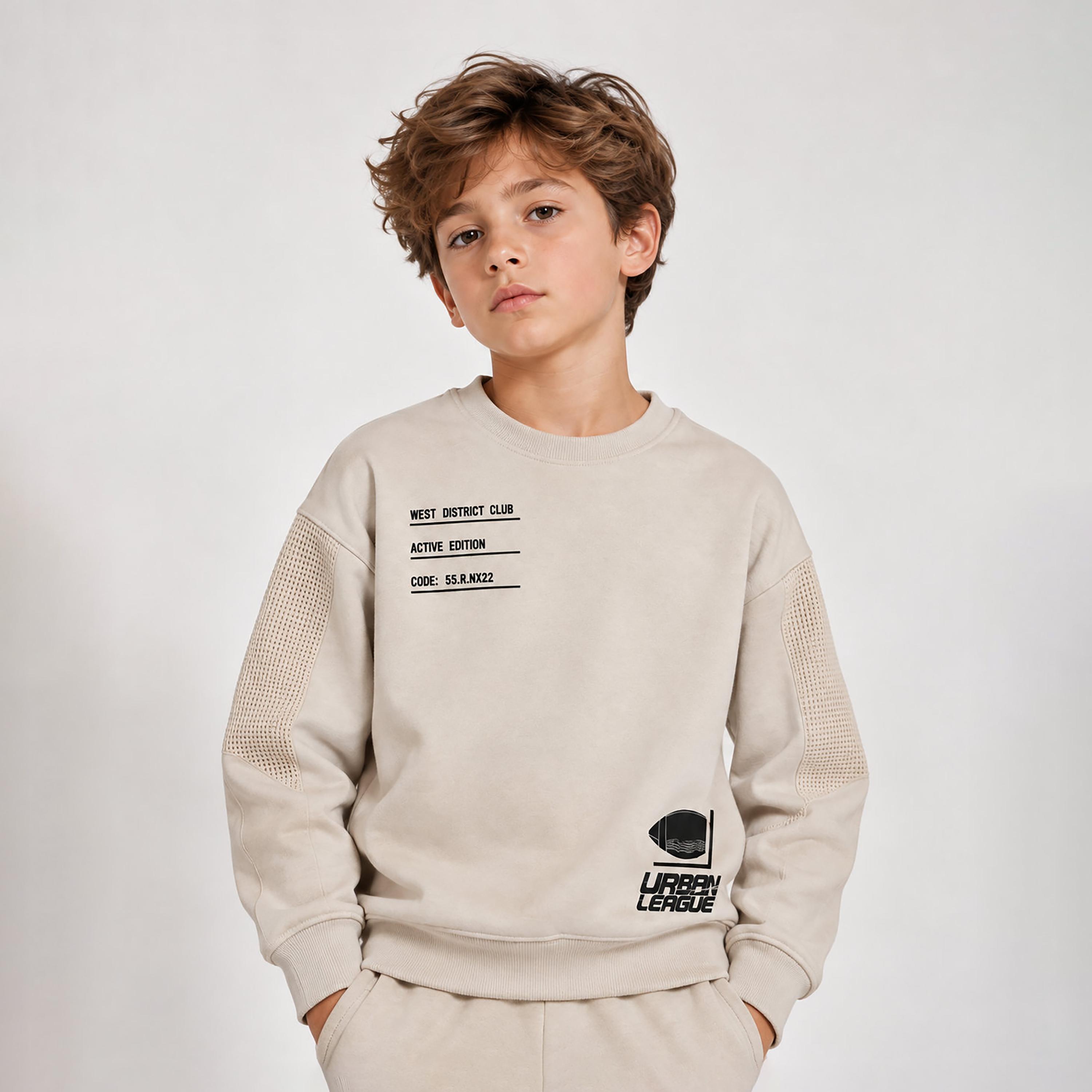 Victor and Jane Graphic Long Sleeves Sweatshirt & Joggers Set-boys-clothing-setsandcoords-image-3