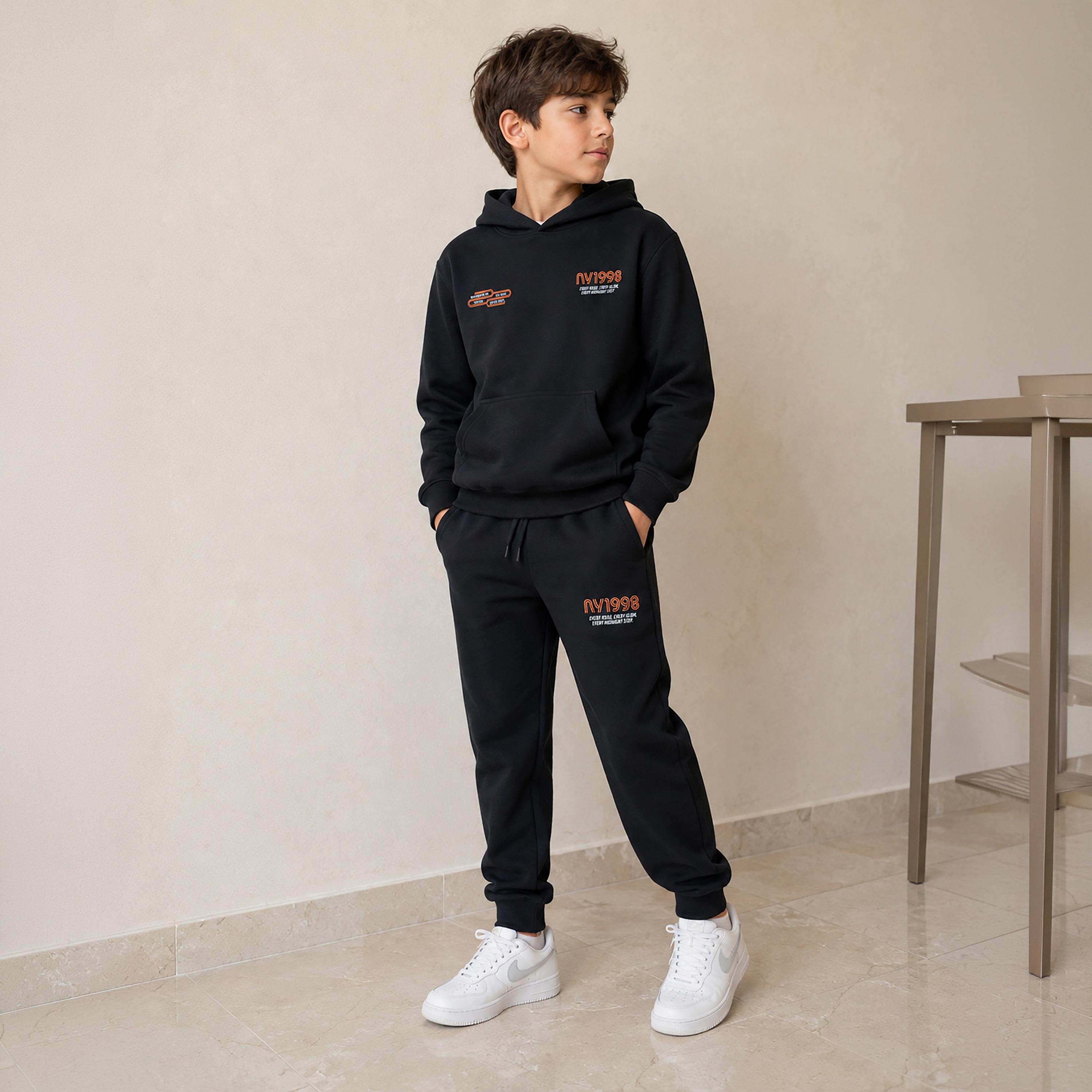 Victor and Jane Printed Long Sleeves Hoodie & Joggers Set-boys-clothing-setsandcoords-image-1