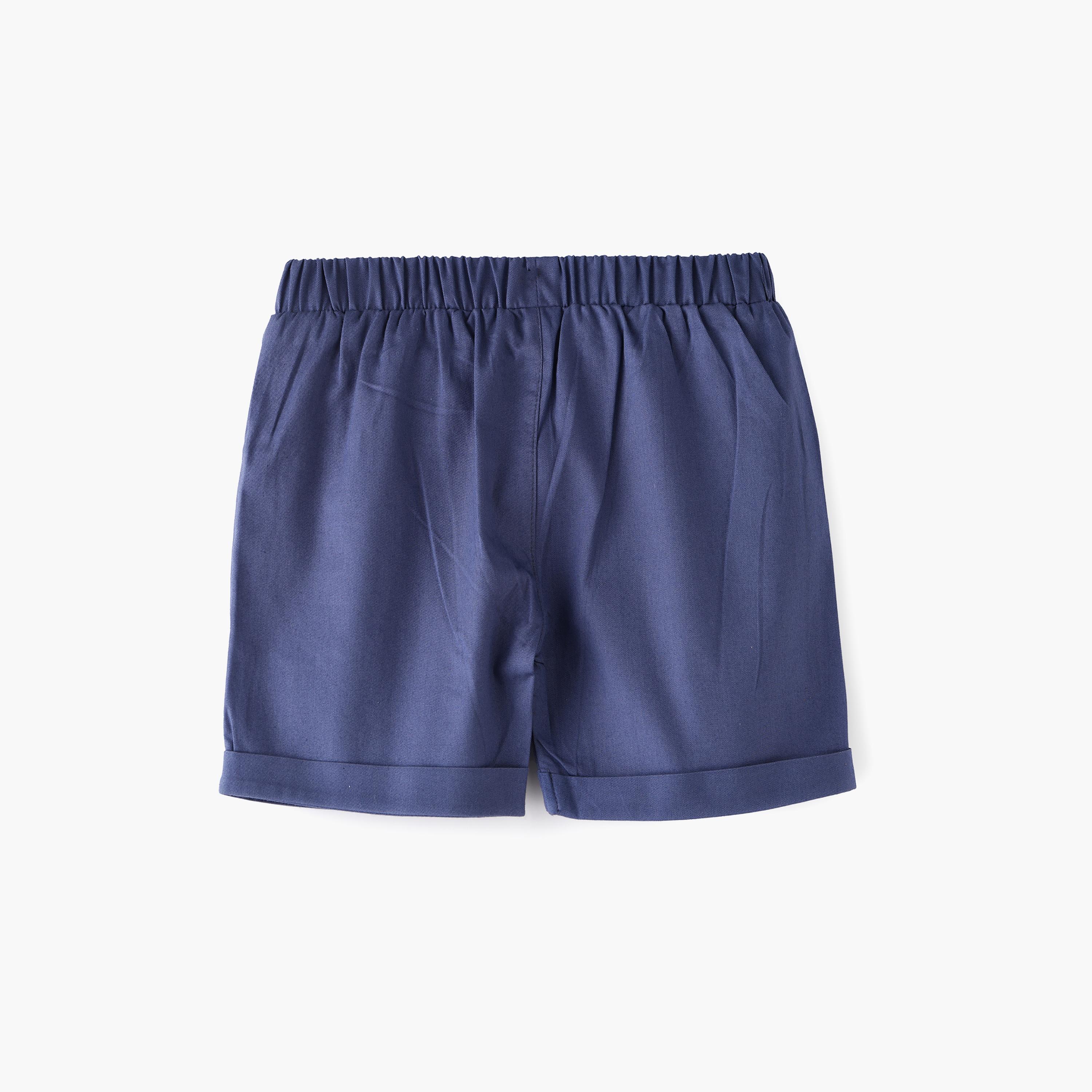 شورت مطاطي سادة من يونيك كيدز-baby-boys-clothing-bottoms-shorts-image-3