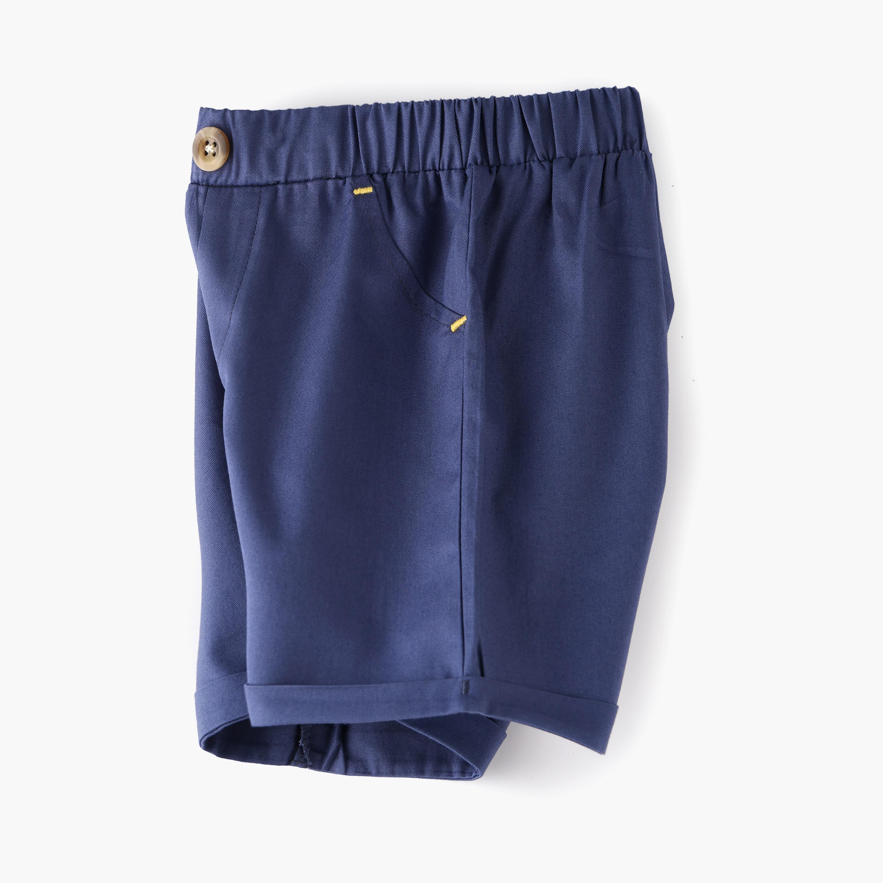 شورت مطاطي سادة من يونيك كيدز-baby-boys-clothing-bottoms-shorts-image-2