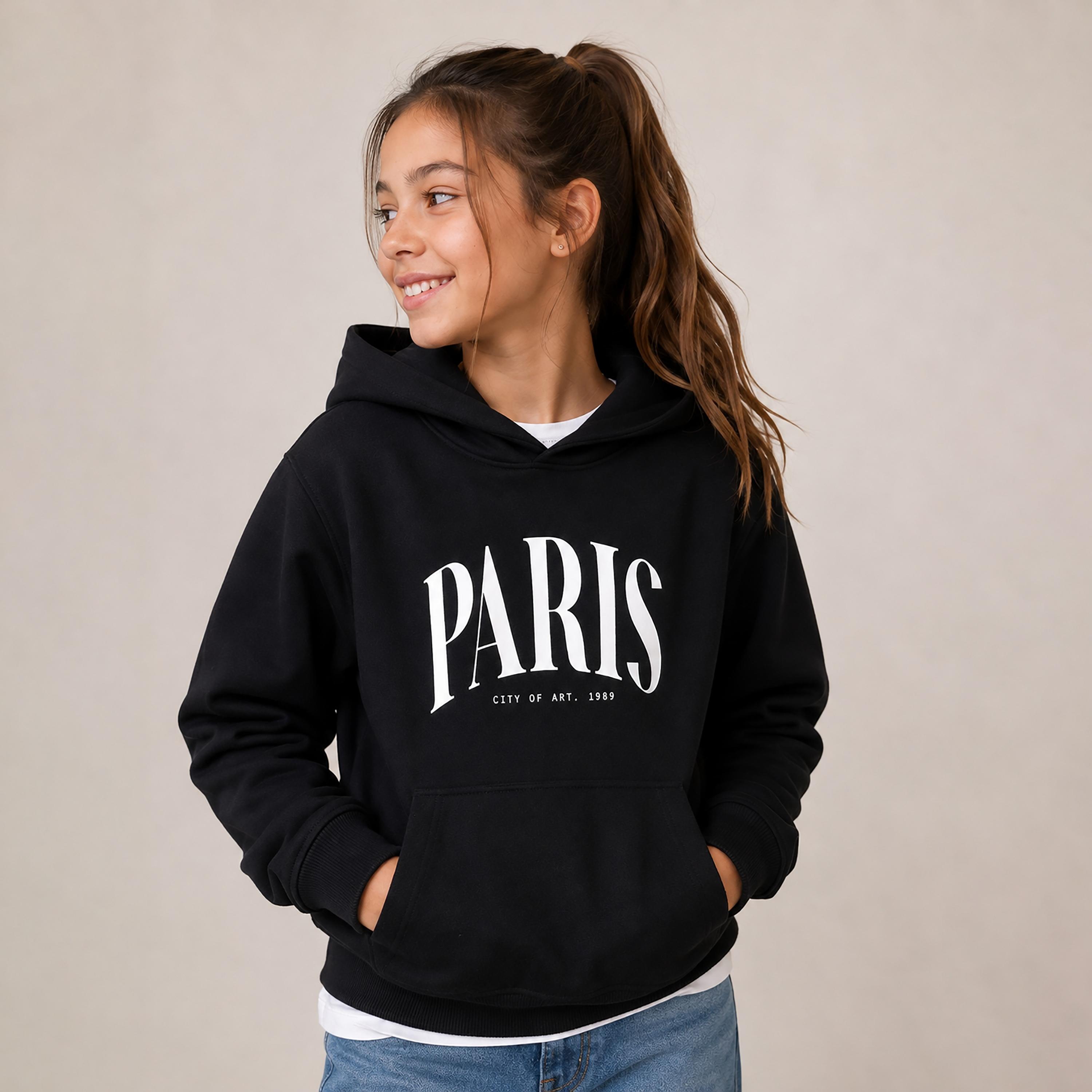 هودي بأكمام طويلة بطبعة من فيكتور أند جين-girls-clothing-sweatshirts-image-1