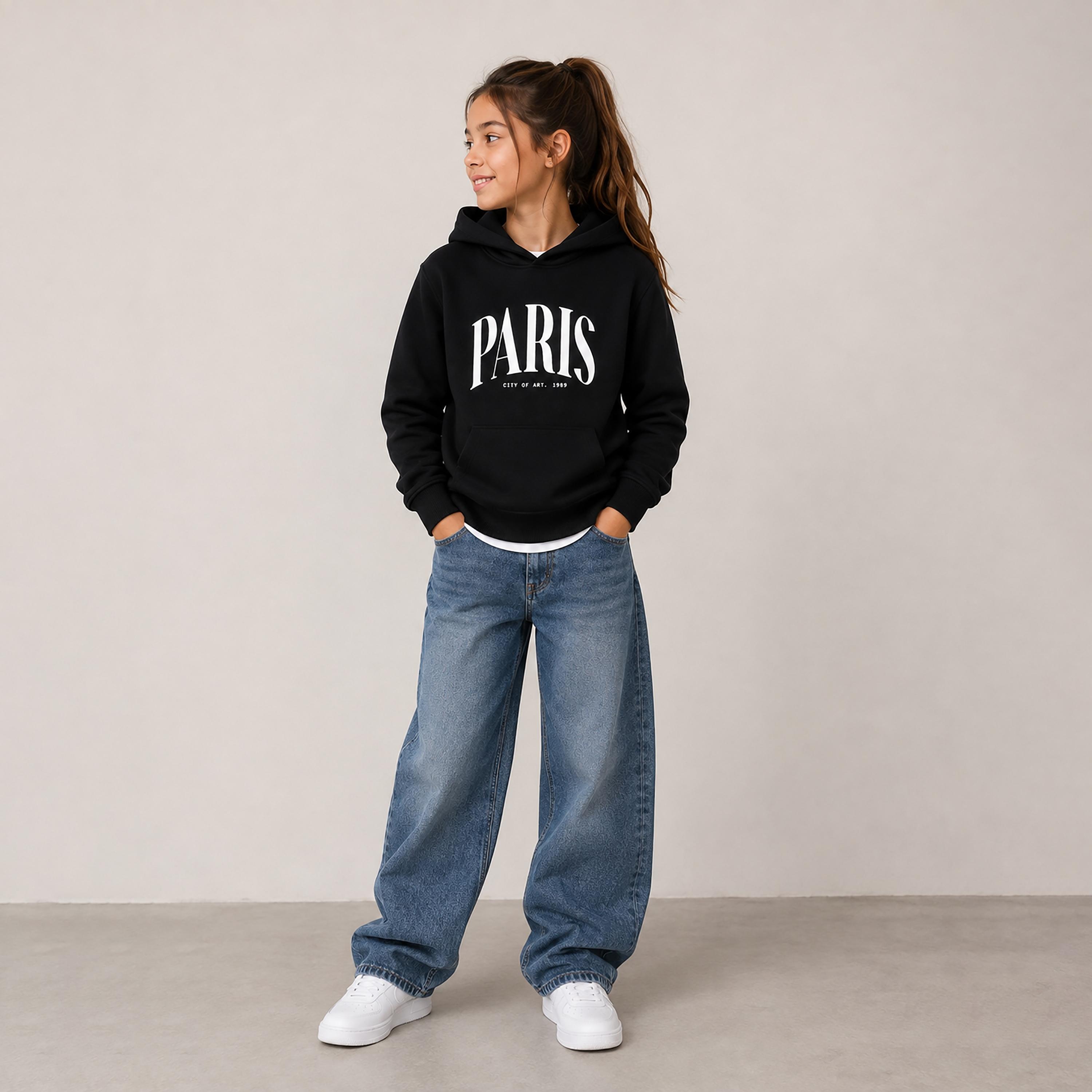 هودي بأكمام طويلة بطبعة من فيكتور أند جين-girls-clothing-sweatshirts-image-2
