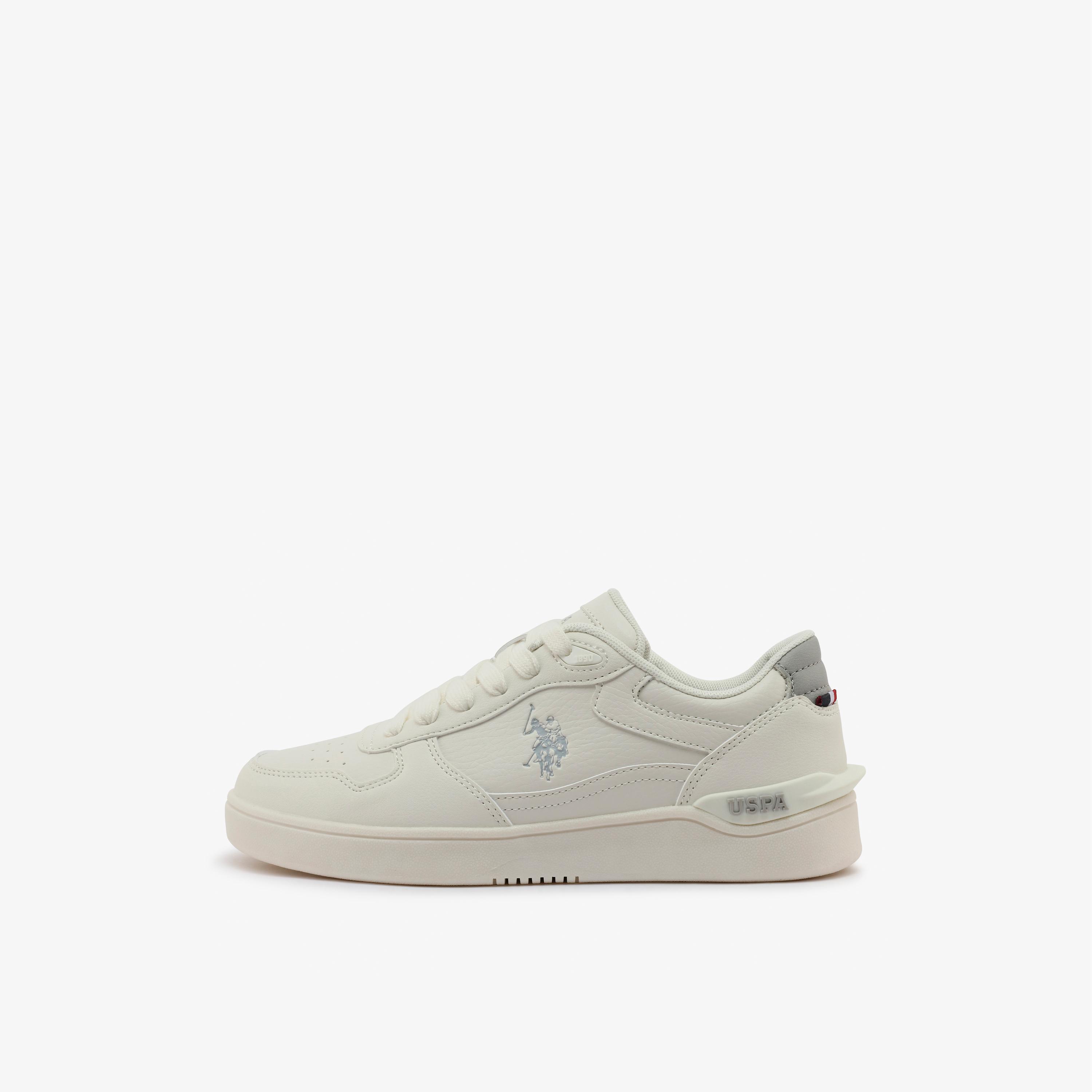 U.S. Polo Assn Women's Lace-Up Flat Low Ankle Sneakers | SHARK-GLB-6FX-women-shoes-sneakers-image-2
