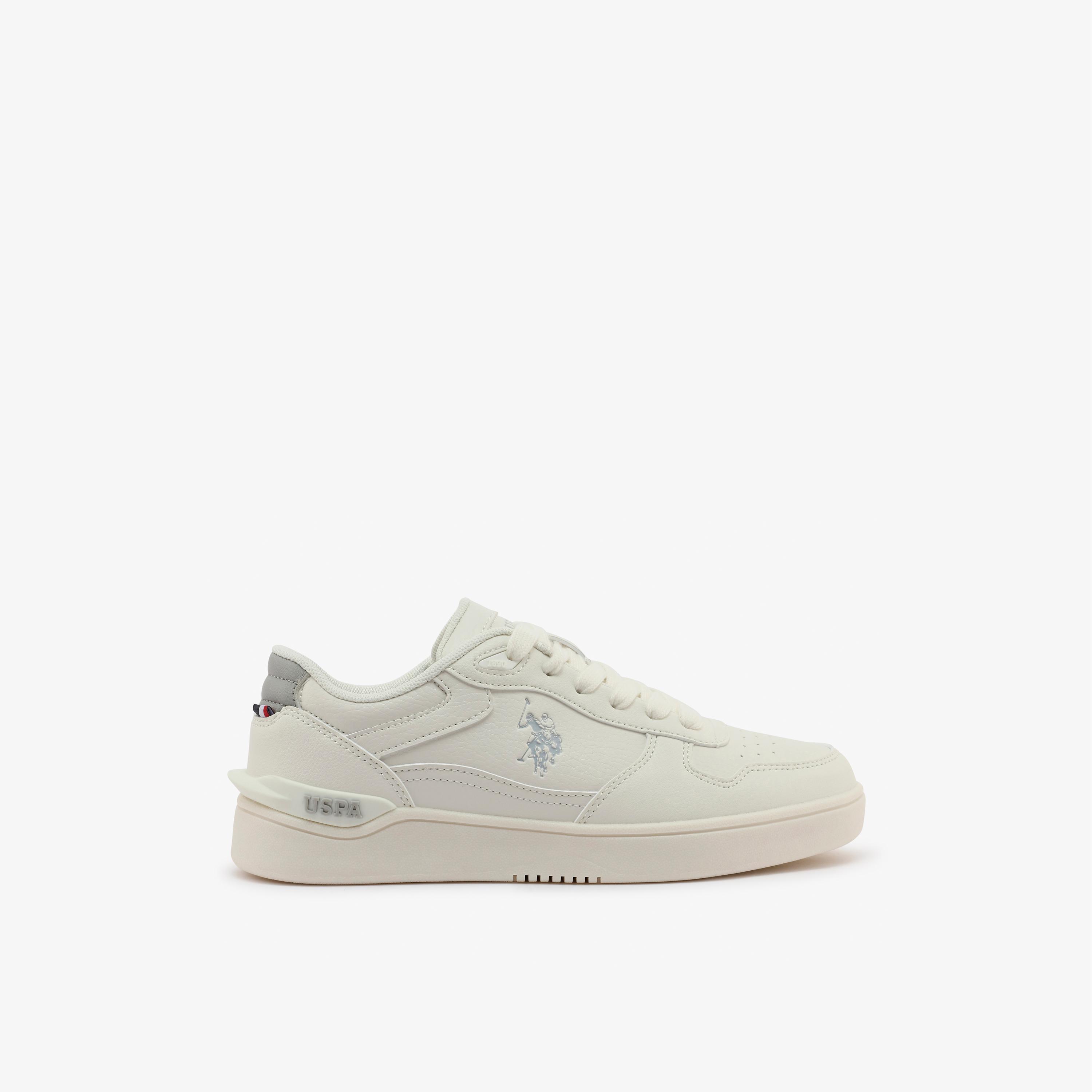 U.S. Polo Assn Women's Lace-Up Flat Low Ankle Sneakers | SHARK-GLB-6FX-women-shoes-sneakers-image-3