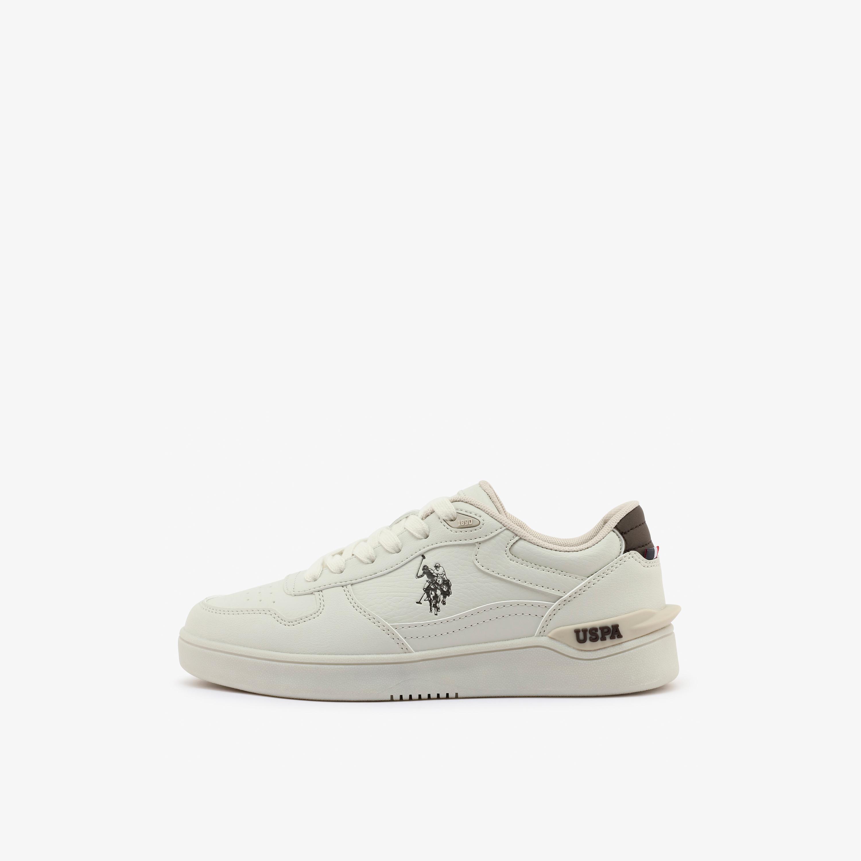 U.S. Polo Assn Women's Lace-Up Flat Low Ankle Sneakers | SHARK-GLB-6FX-women-shoes-sneakers-image-2