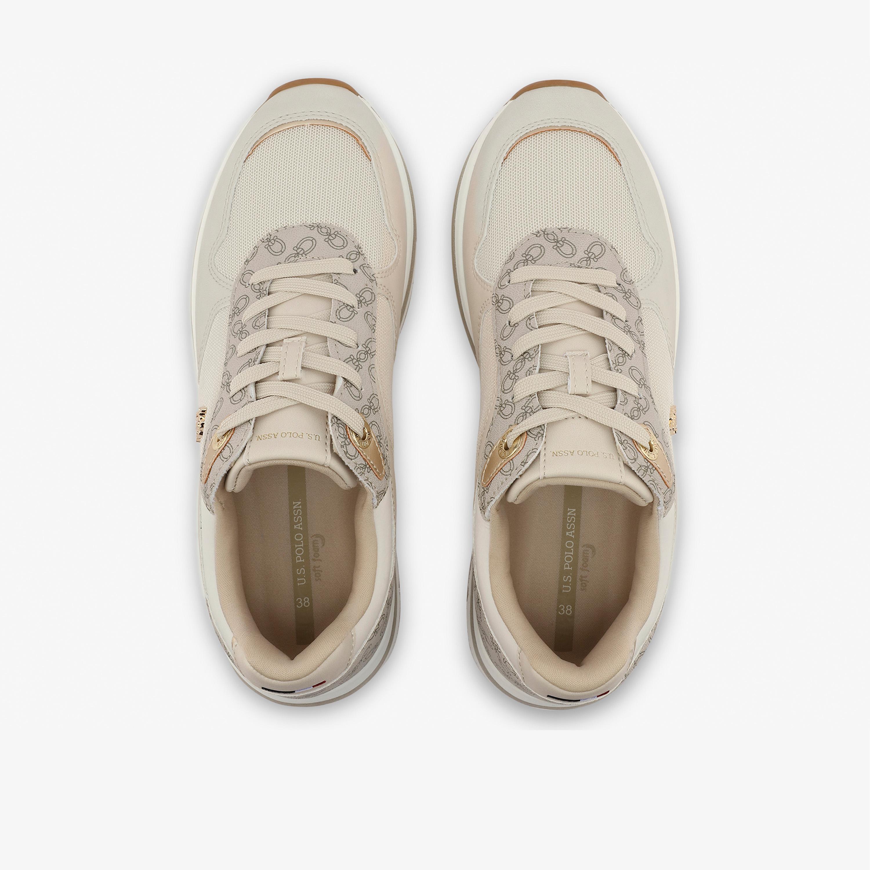 يو. اس. بولو اسن - حذاء رياضي برباط وكعب سميك منخفض الكاحل للنساء | SHERY-GLB-6FX-women-shoes-sneakers-image-4