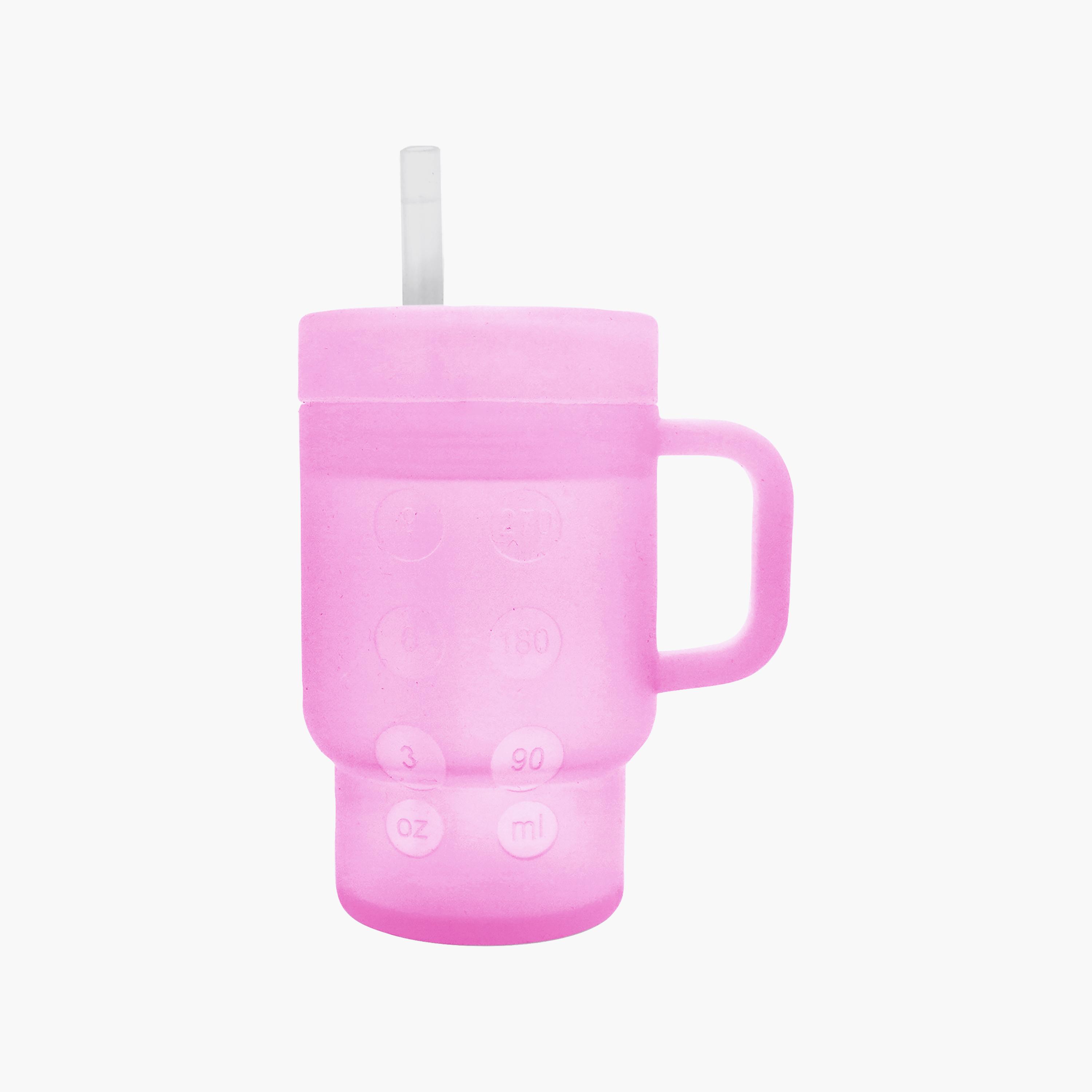 Babies Basic Silicone Tumbler with Straw - 360 ml-baby-feeding-mealtimeessentials-image-1