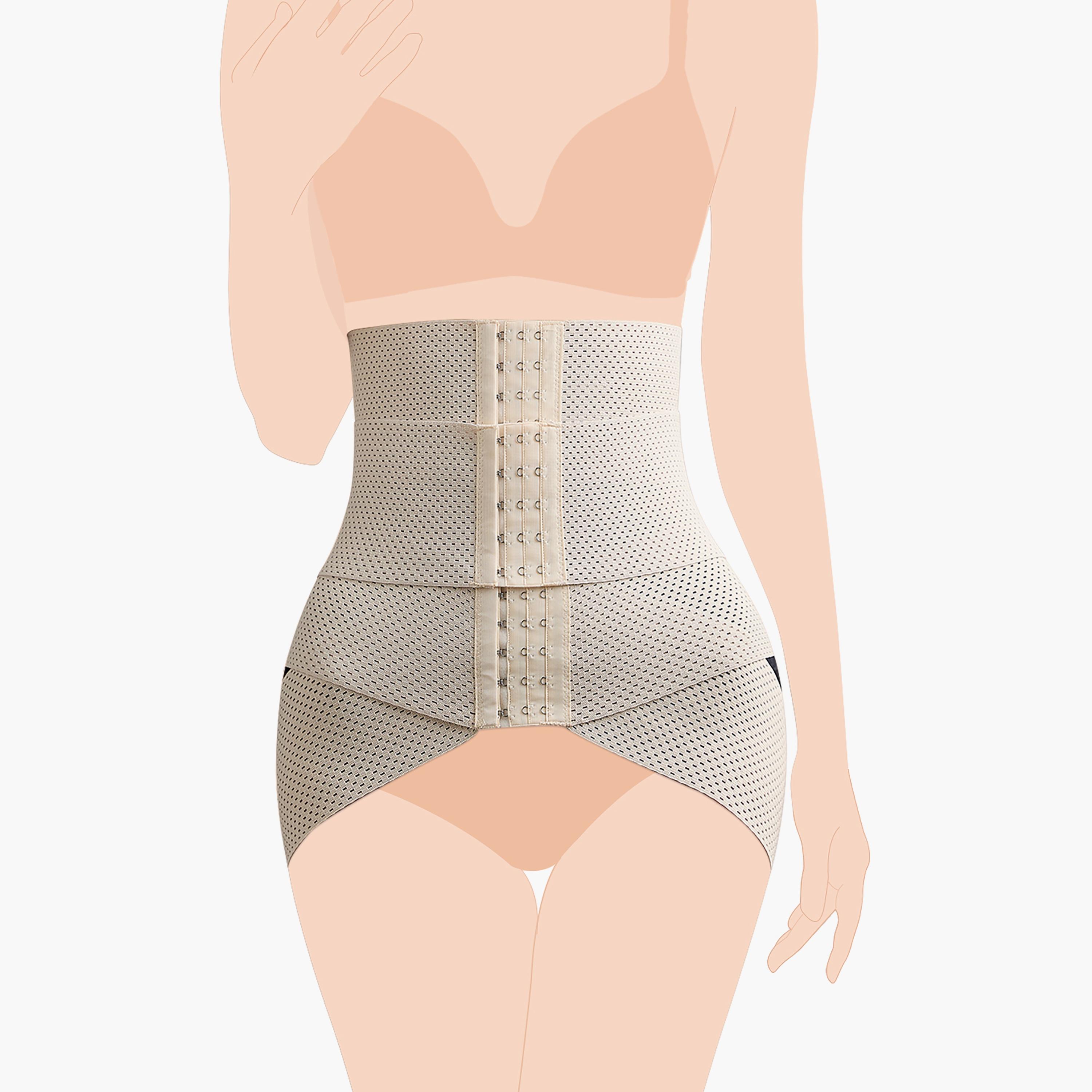Sunveno Belly Shaper and Hip Definition Band, Beige-women-clothing-maternity-lingerie-shapewear-image-2