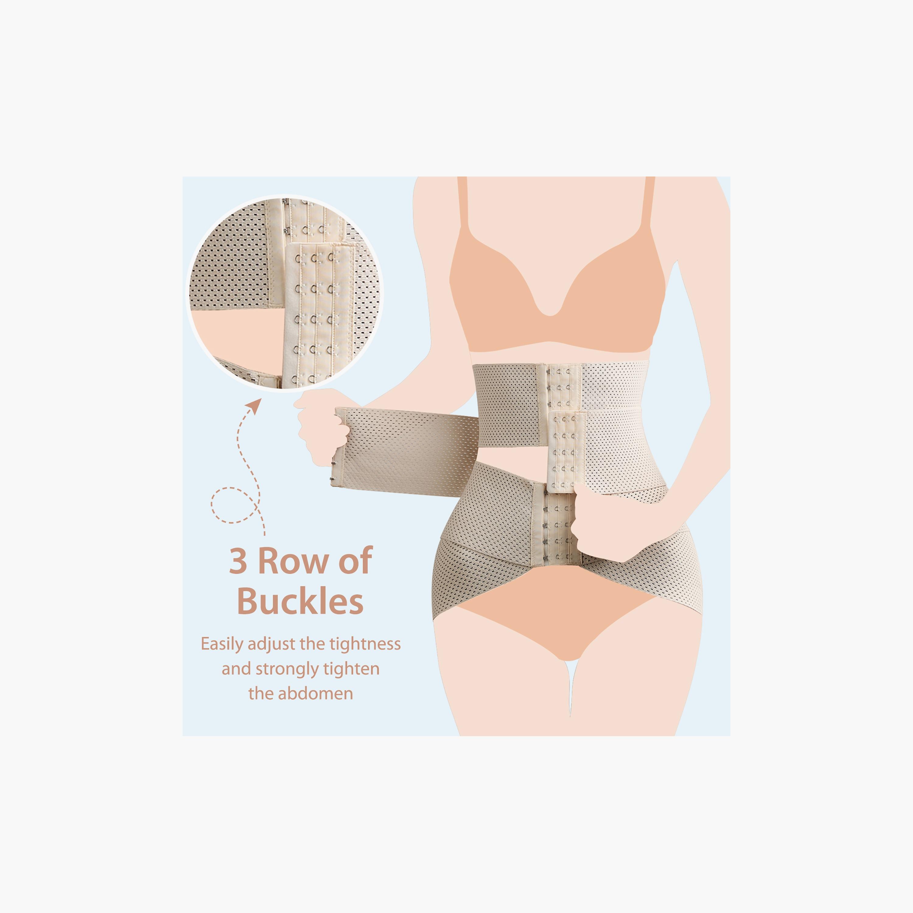 Sunveno Belly Shaper and Hip Definition Band, Beige-women-clothing-maternity-lingerie-shapewear-image-3