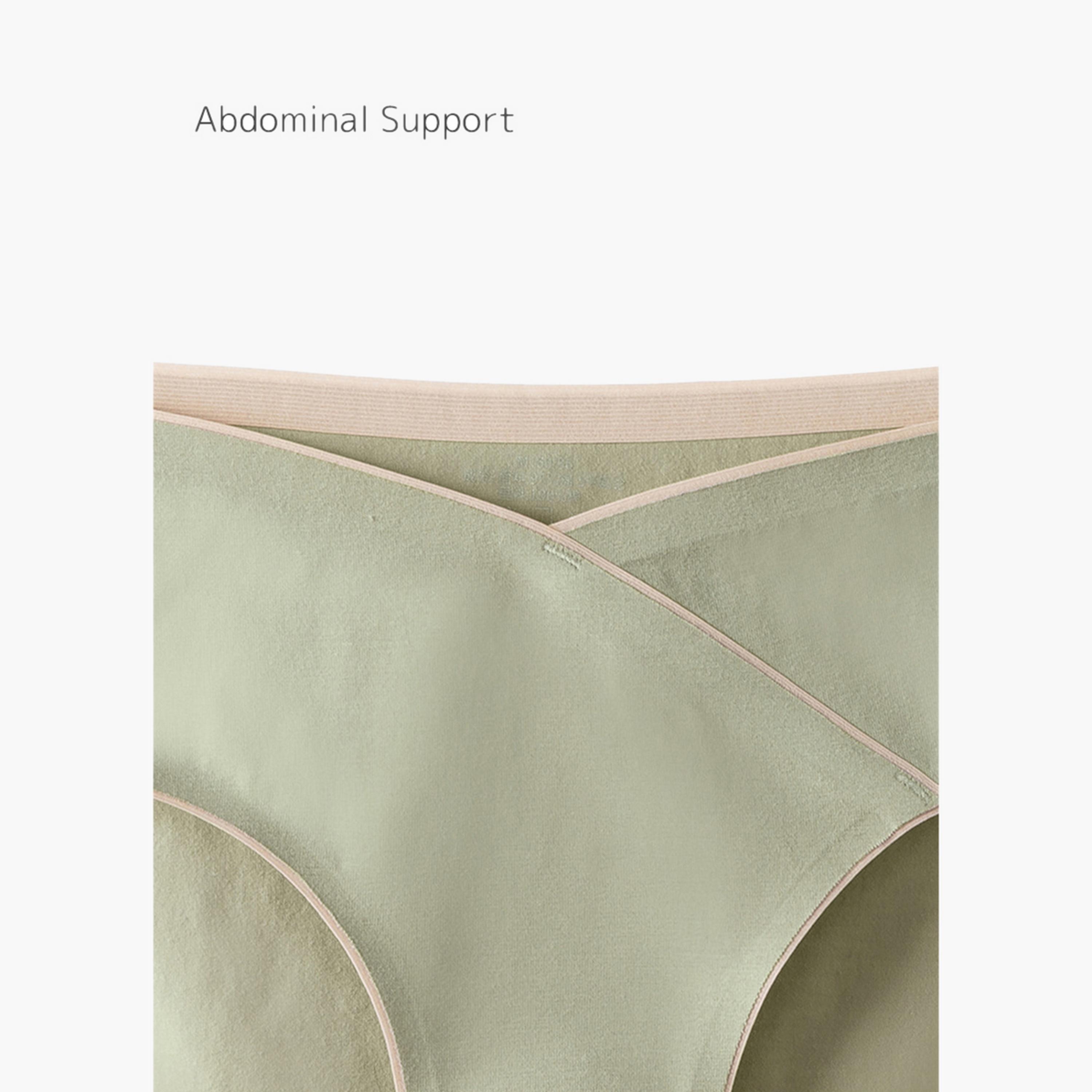 سراويل داخلية دون خياطة بخصر منخفض للحوامل من صنفينو - طقم من 4 قطع-women-clothing-maternity-lingerie-panties-image-7