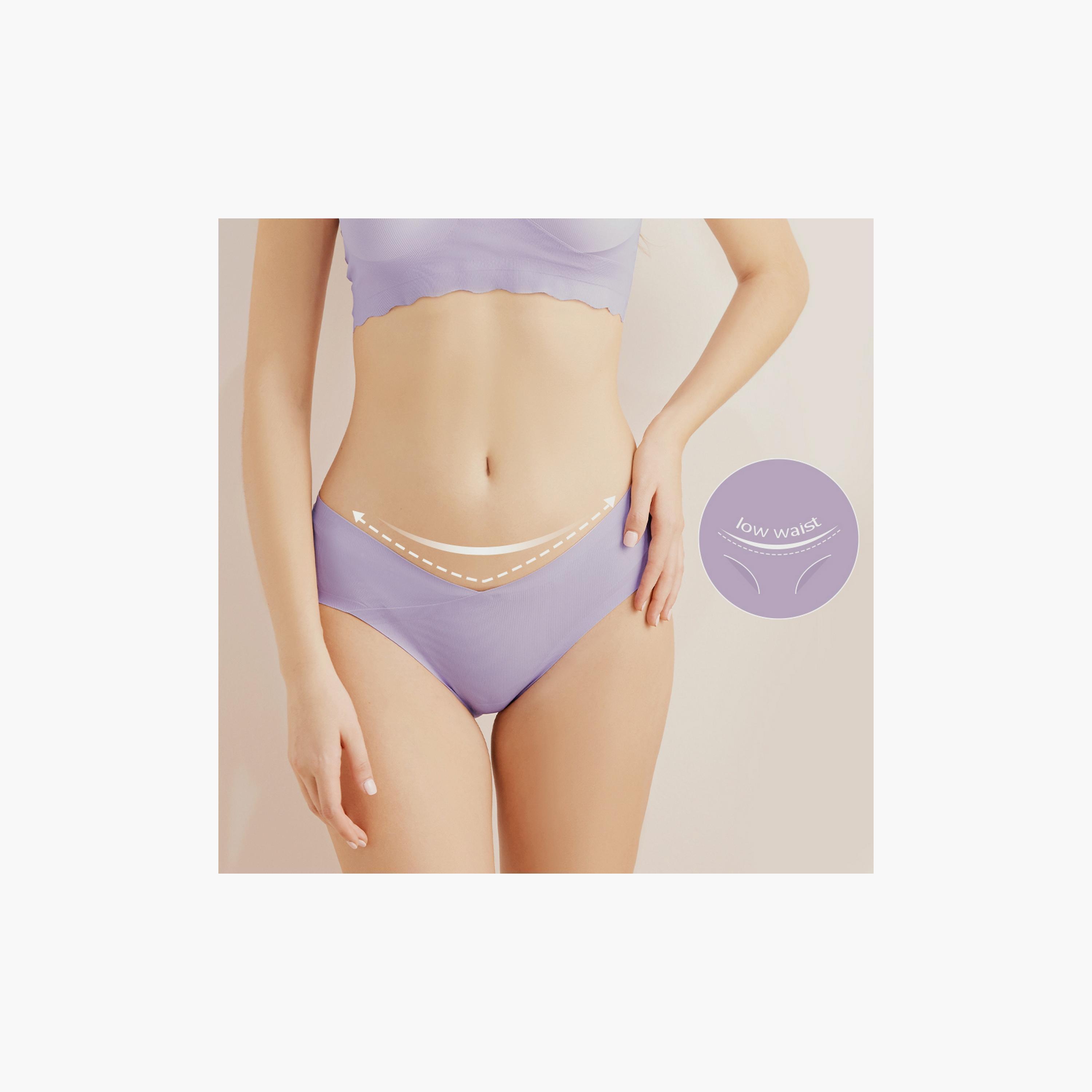 Sunveno Maternity Ultra Lite Pantie (L), Purple-women-clothing-maternity-lingerie-panties-image-2