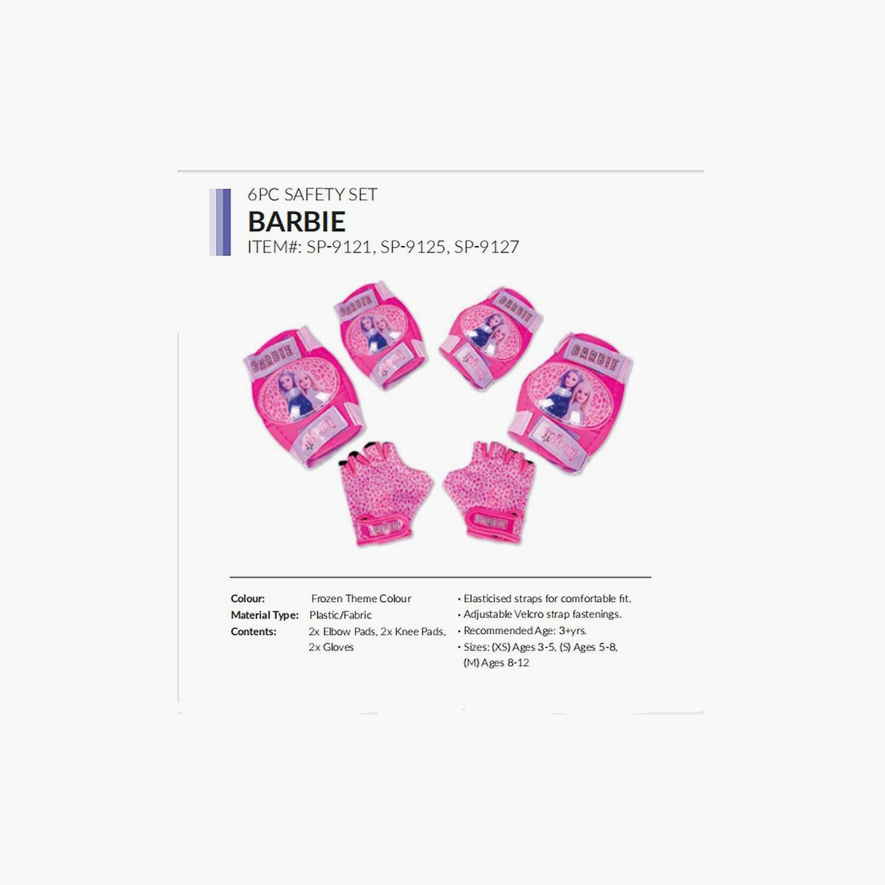 Spartan 6-Piece Barbie Protection Set-toys-outdoor-bikesandrideons-bikesafetyaccessories-image-4
